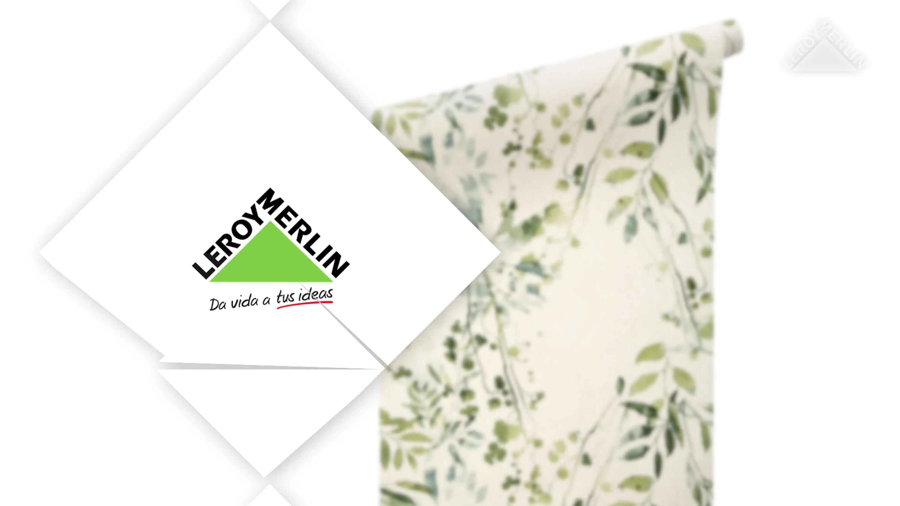 Papel pintado No tejido Naturaleza beige y marrón Textil Ramas ICH. De 53cm x 10m. Limpieza con paño húmedo. Método de pegado: aplicación cola en pared - 8