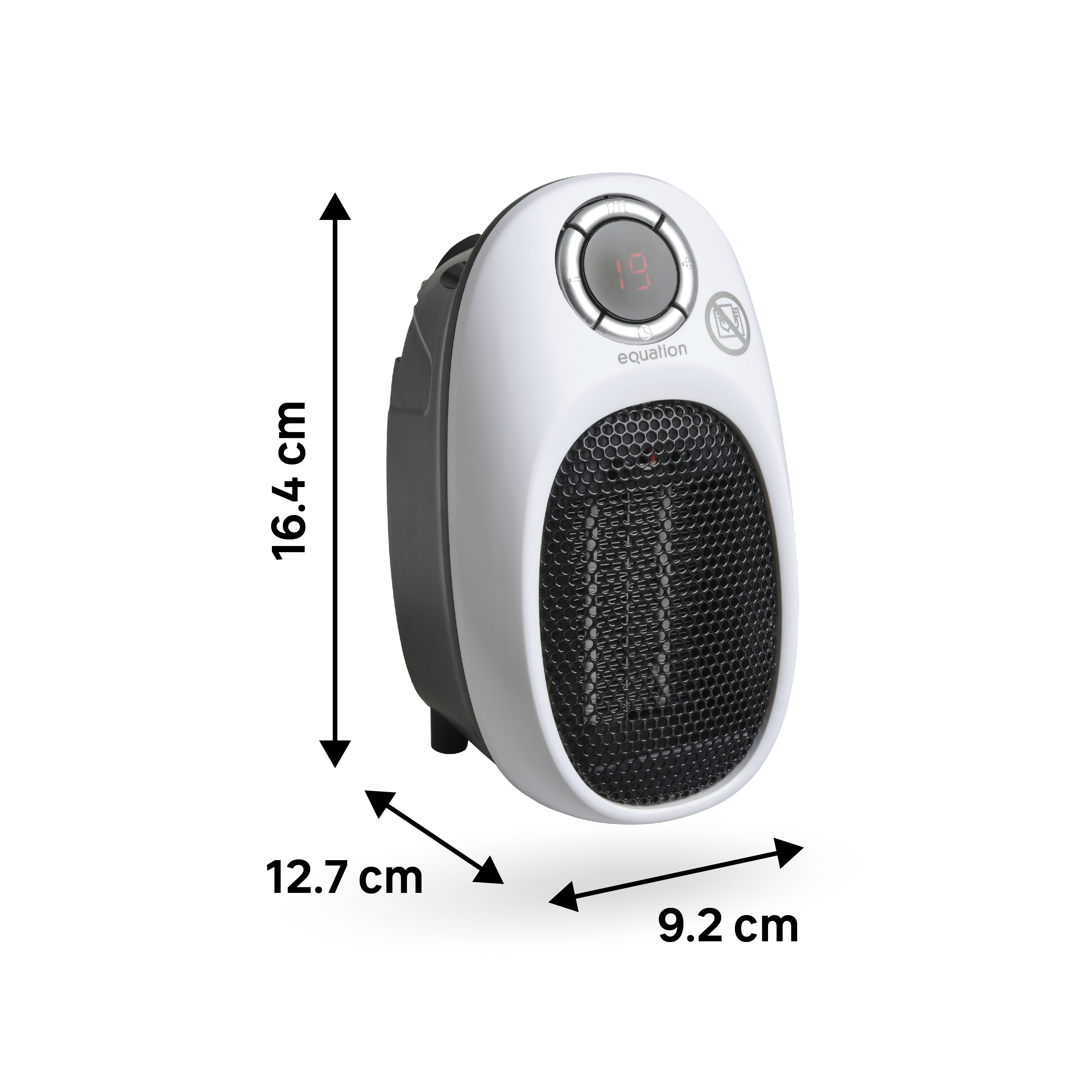 Soufflant céramique mobile électrique 500 W Pluggy EQUATION - 4