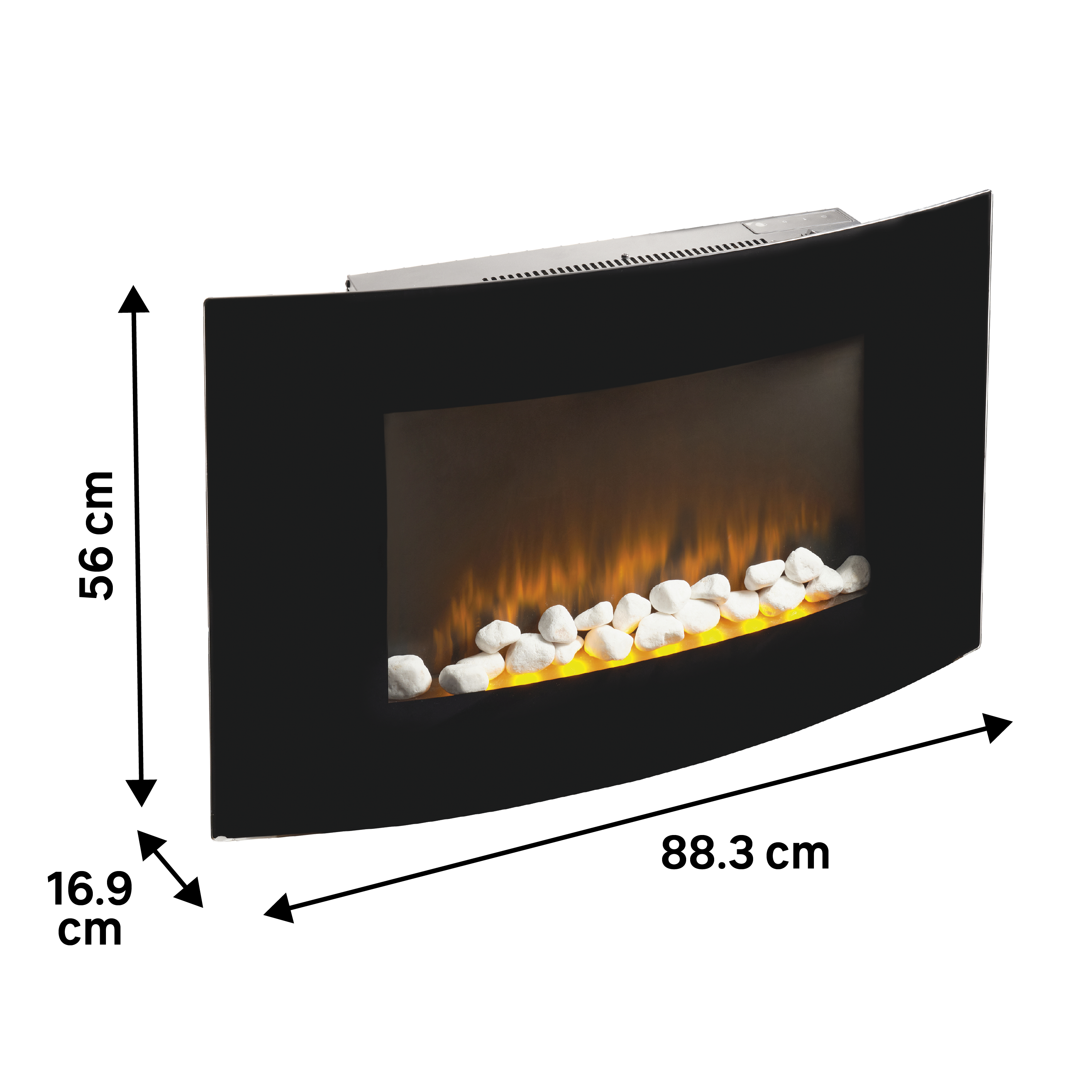 Chimenea eléctrica Font 5 EQUATION 2000W - 2