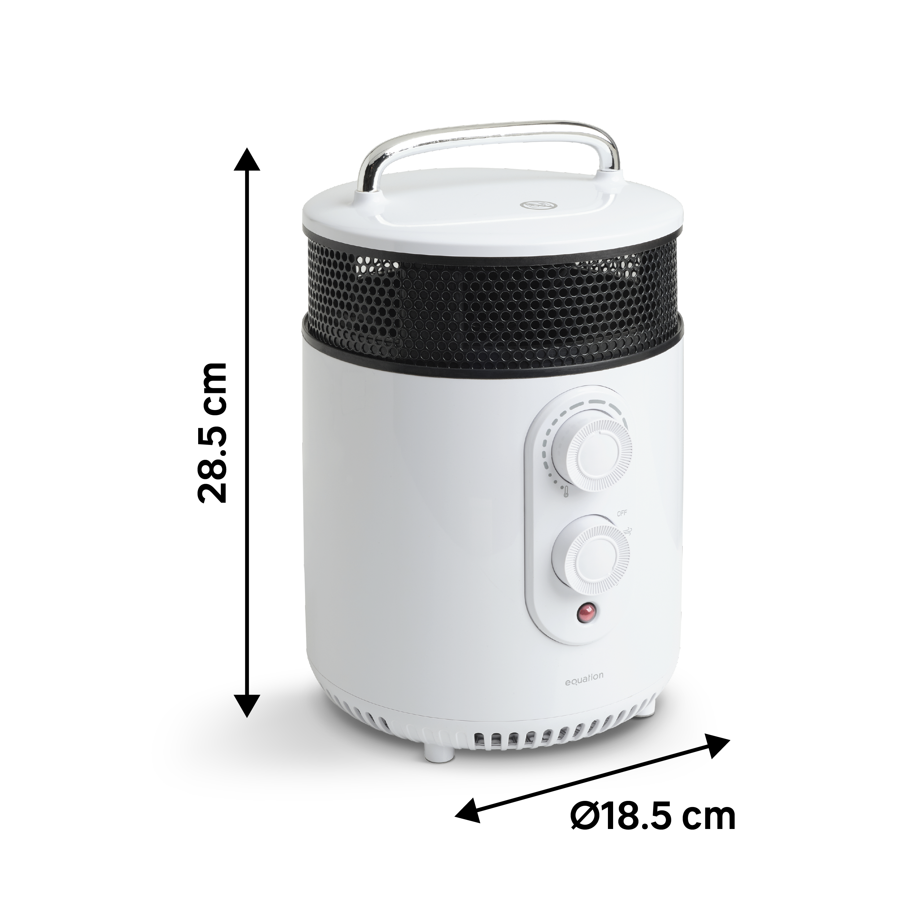 Soufflant céramique mobile électrique 1500 W Huggy EQUATION - 4