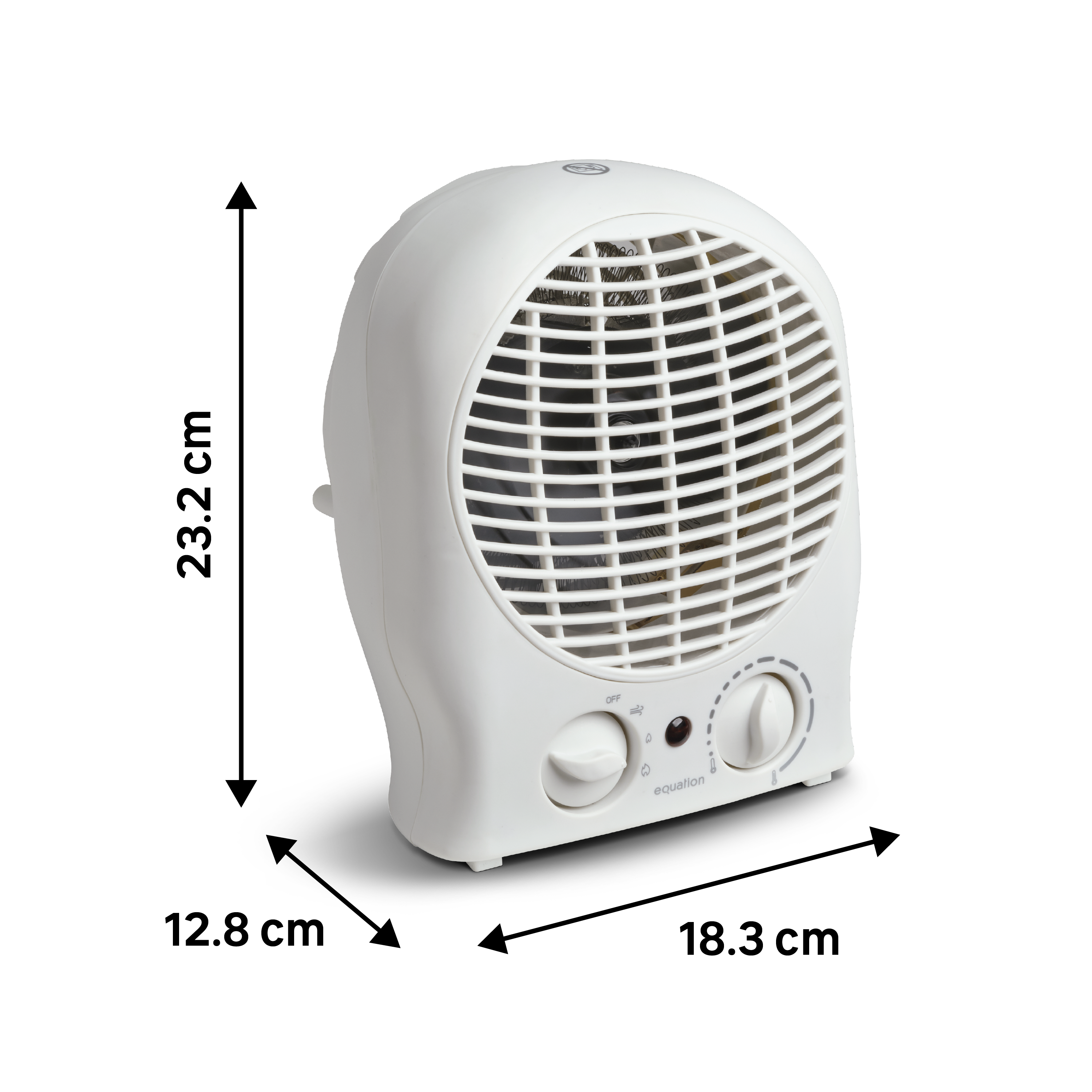 Calefactor eléctrico móvil EQUATION NEW FLAG 4 1000/2000W - 2