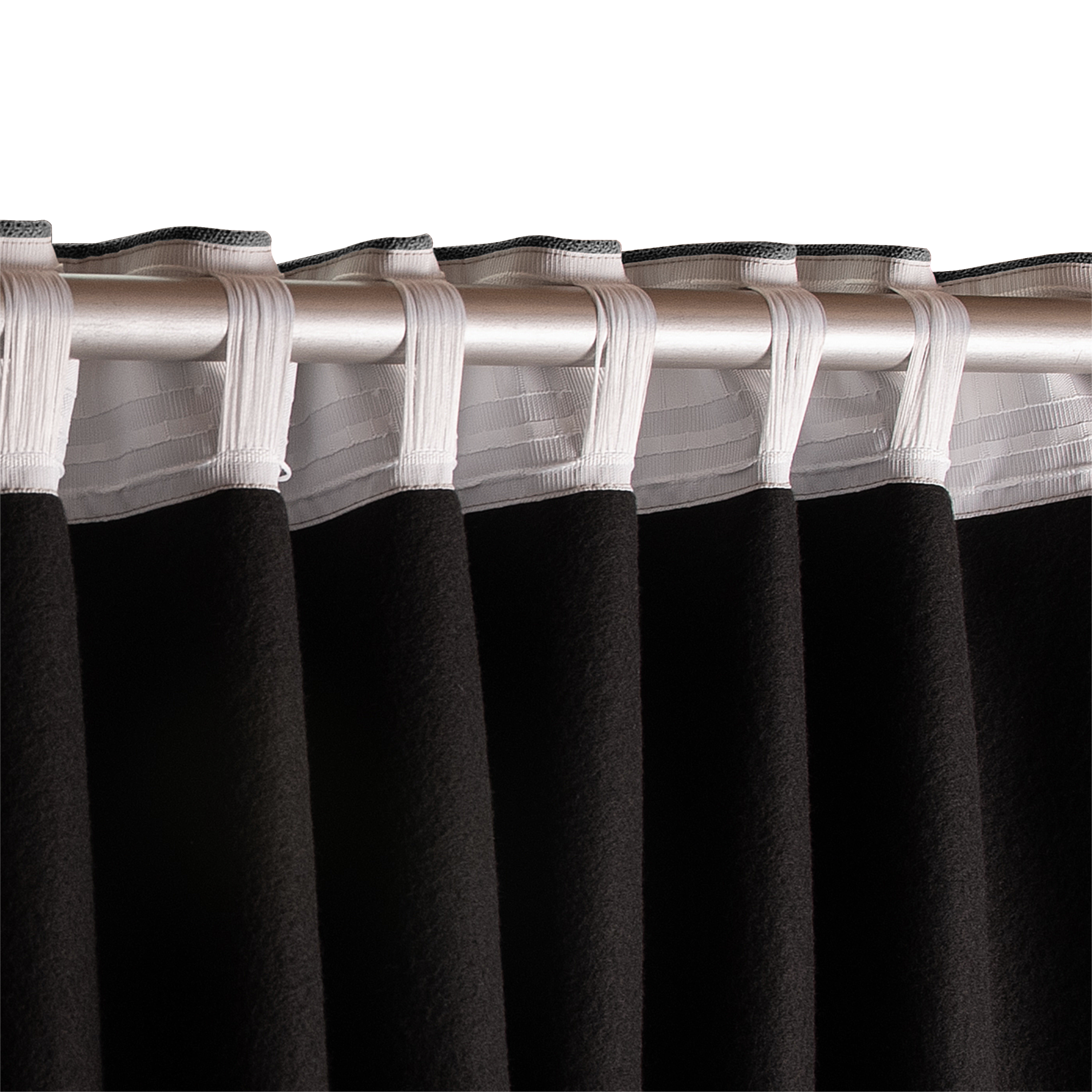 Cortinado fita e/ou presilha térmico Ragnar 200x280cm cinza Inspire - 13