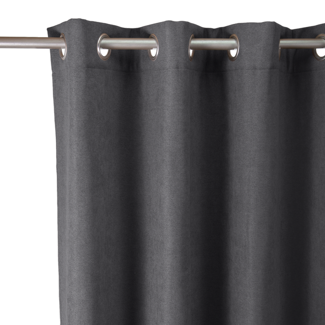 Rideau occultant thermique, Ragnar, gris H.280 x l.140 cm INSPIRE