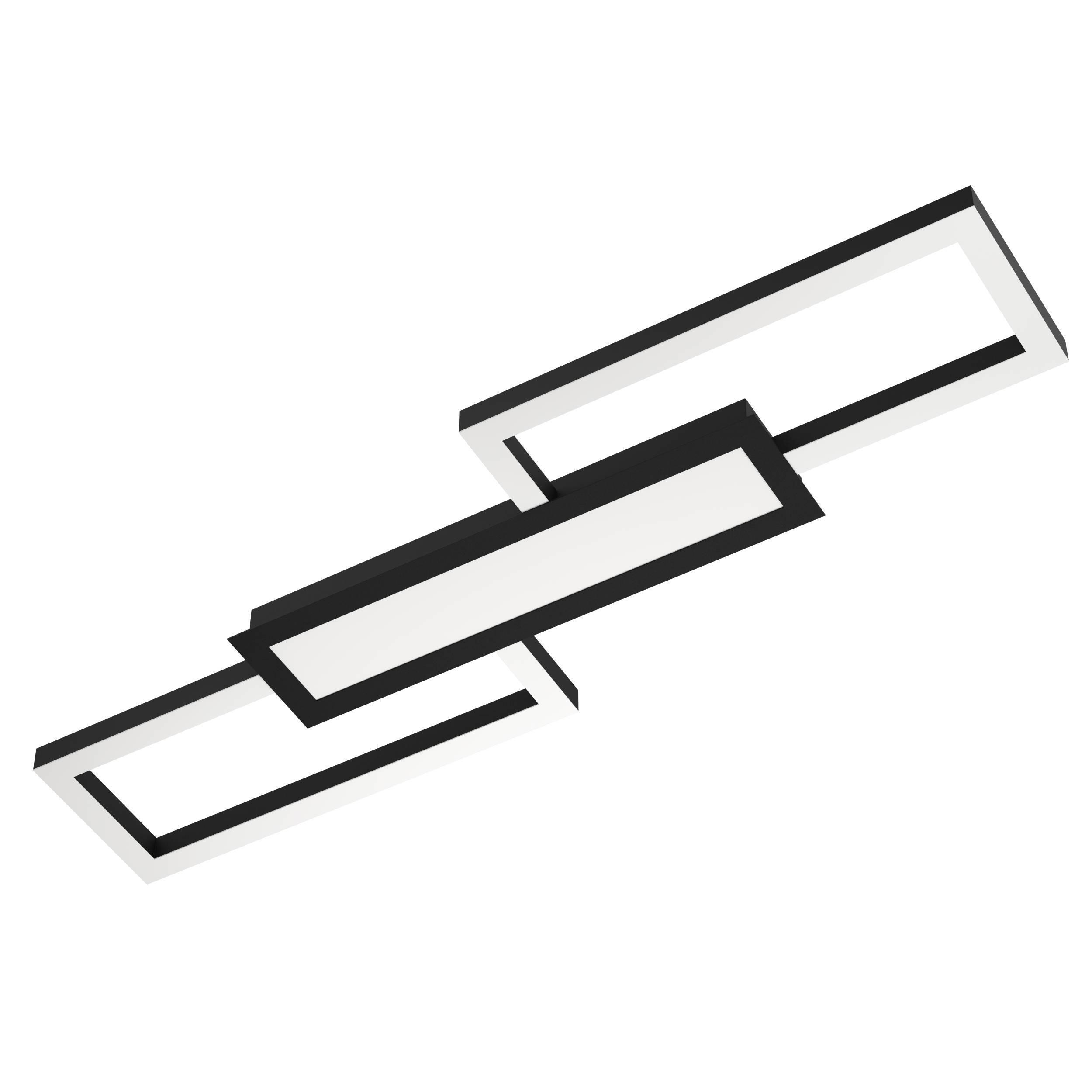 Plafón eglo monirote led color regulable con mando negro/blanco