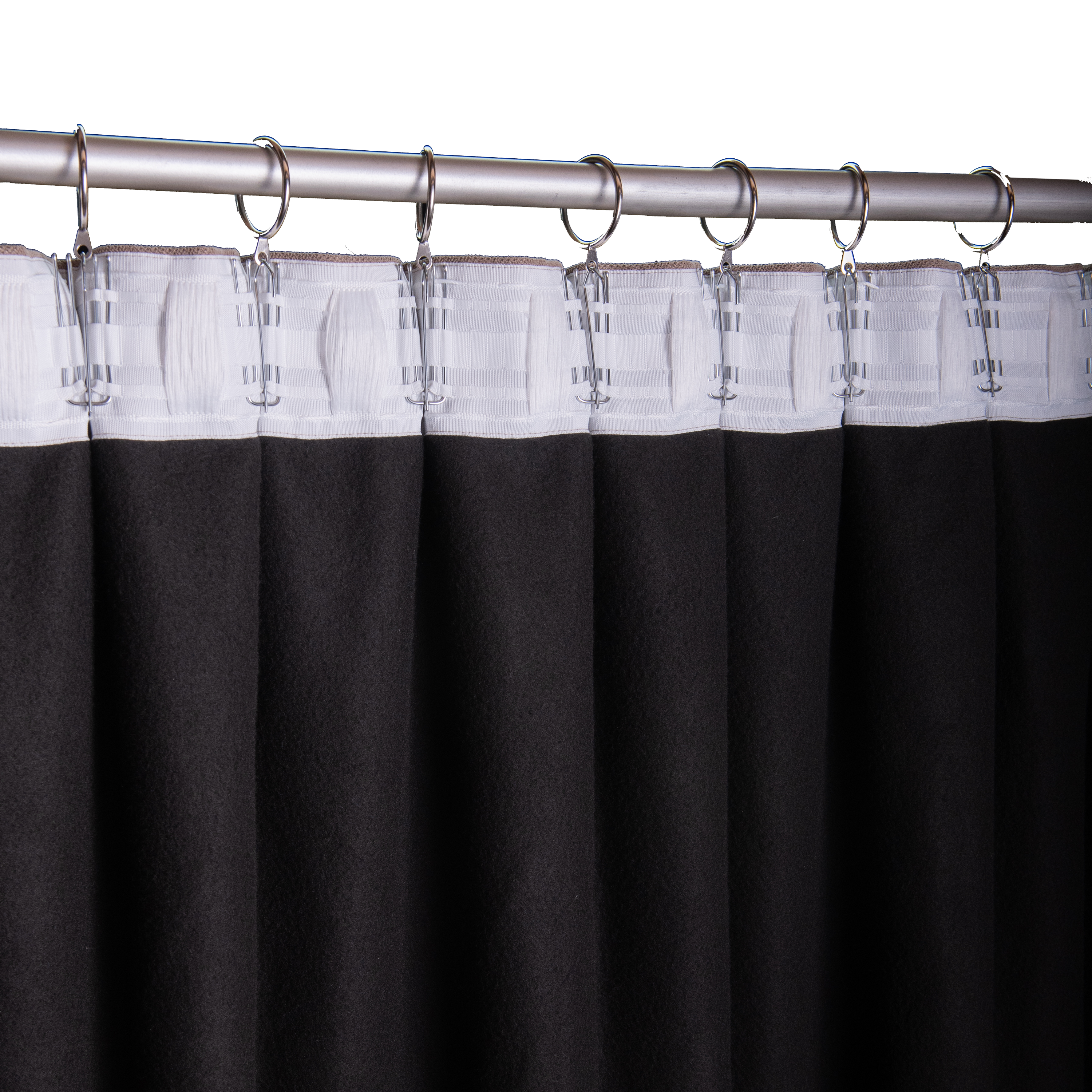 Cortinado fita e/ou presilha térmico Ragnar 200x280cm castanho Inspire - 6