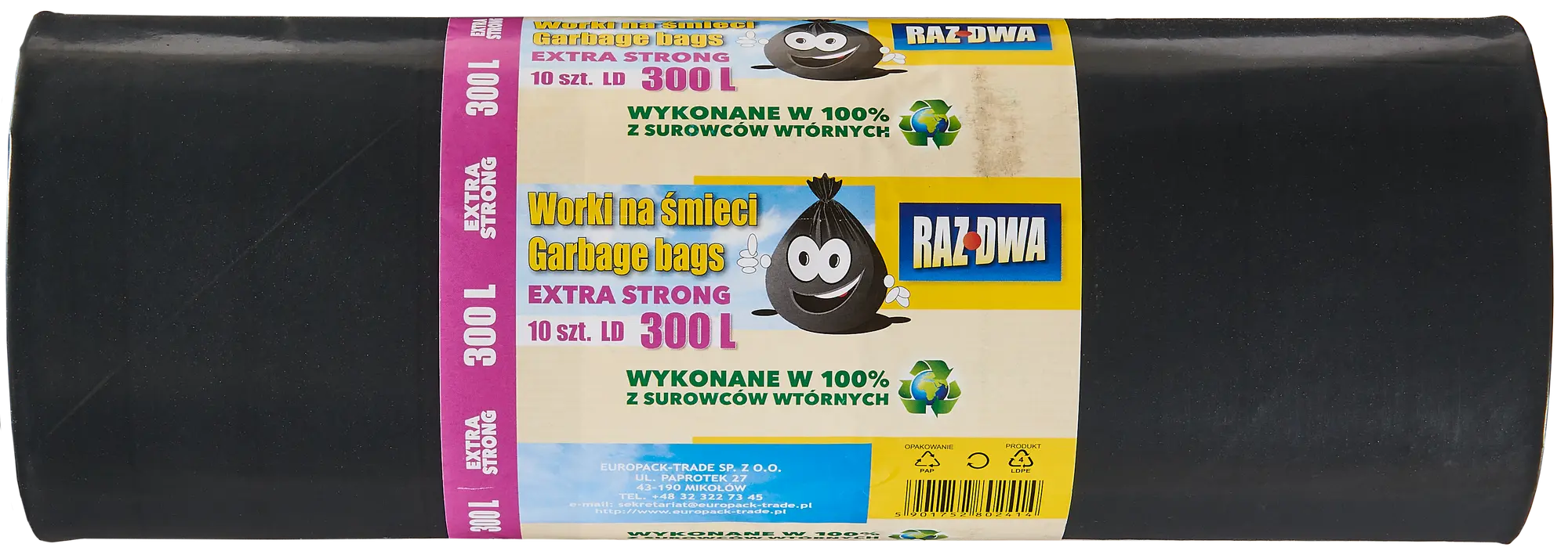 Worki na śmieci 300 l 10 szt. Malwo - 2