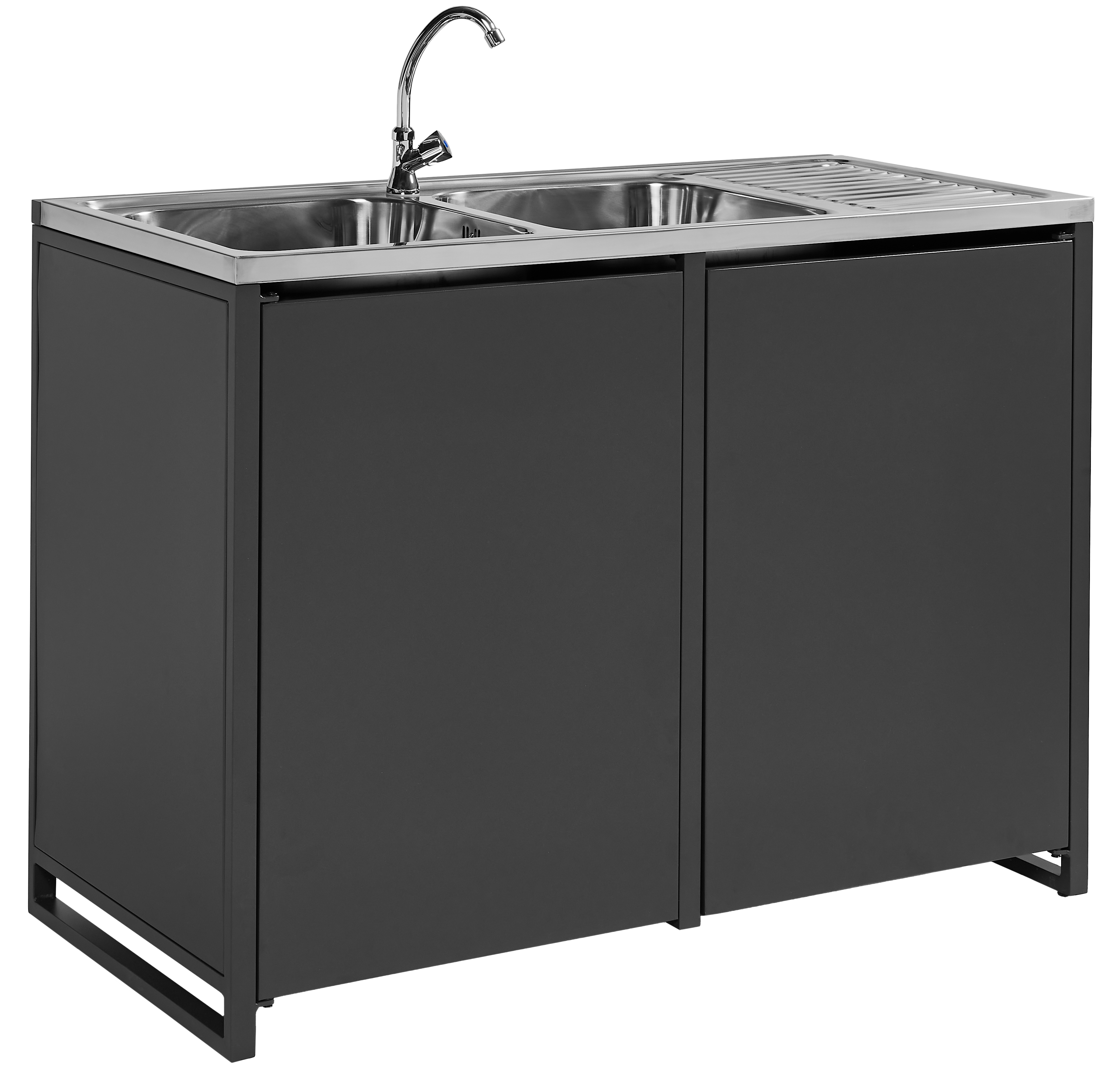 Szafka ogrodowa kuchnia zewnętrzna 120x60cm zlewozmywak Naterial