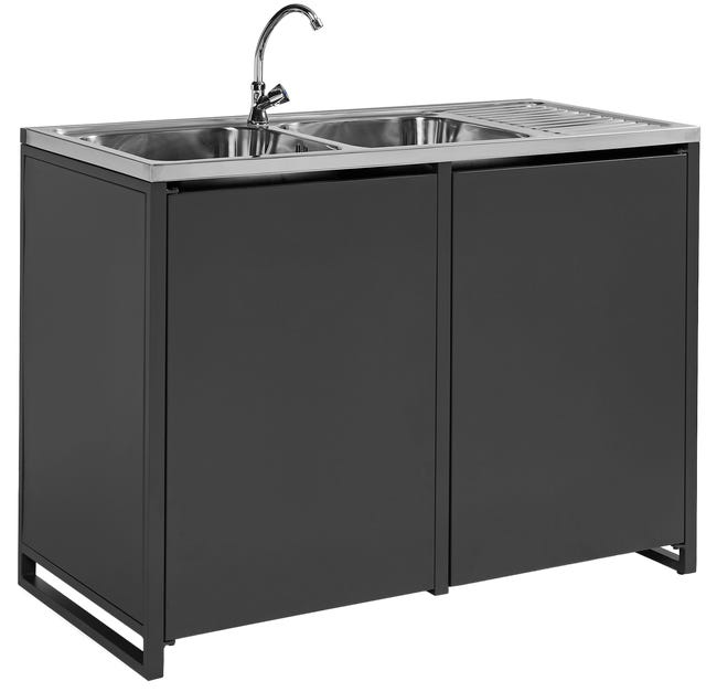 Szafka ogrodowa kuchnia zewnetrzna 120x60cm zlewozmywak naterial 84178198