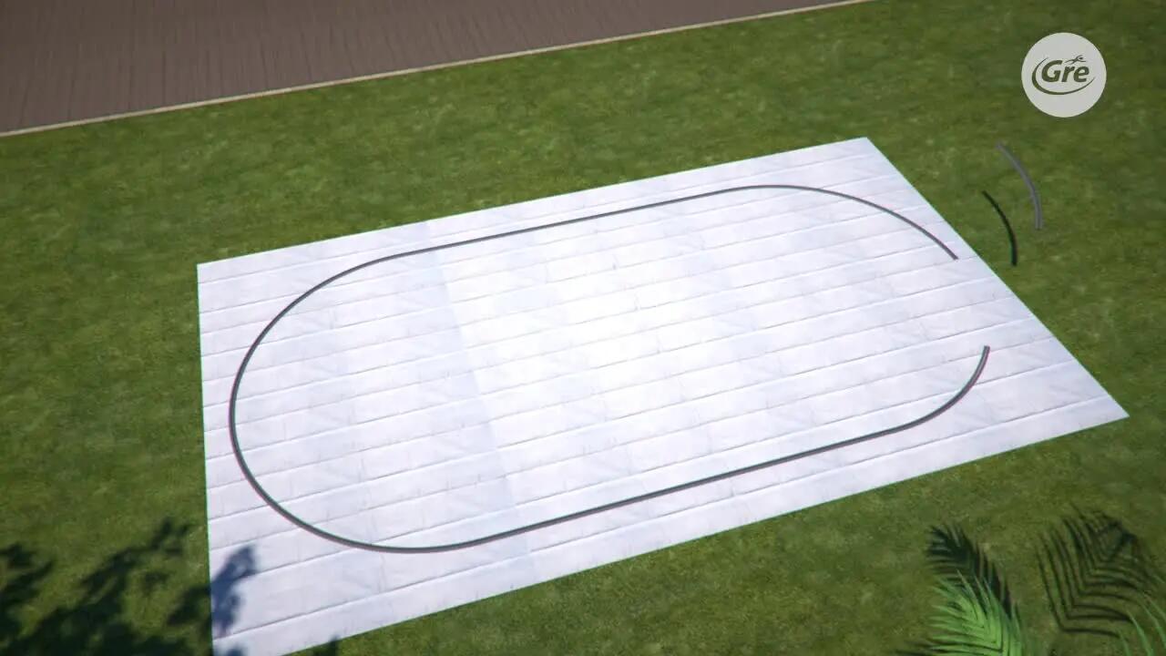 Piscina elevada de acero blanco redonda 4.6x4.6x1.2 m con depuradora de arena y escalera de seguridad GRE - 15