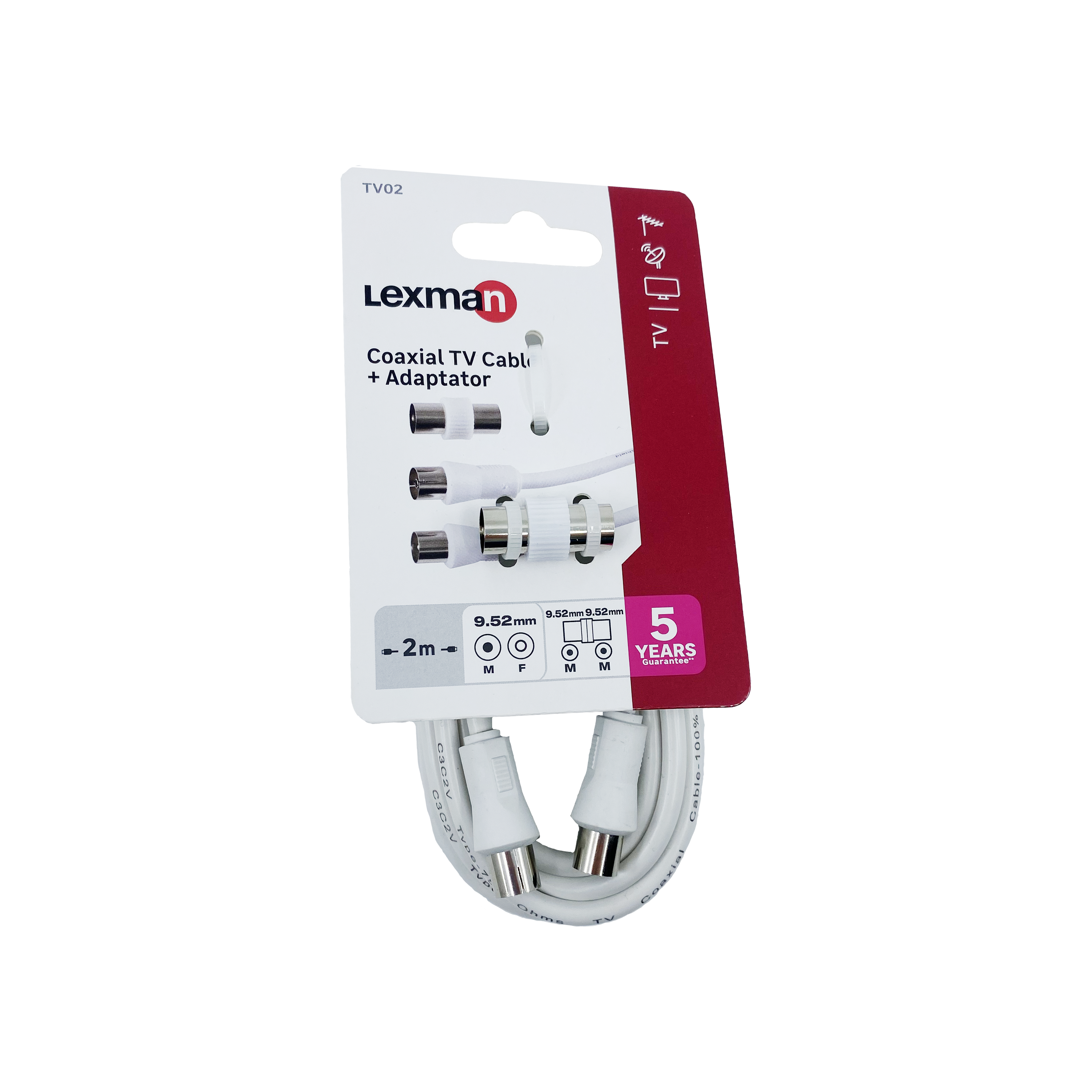 Extensão TV macho/fêmea 2M Lexman - 5