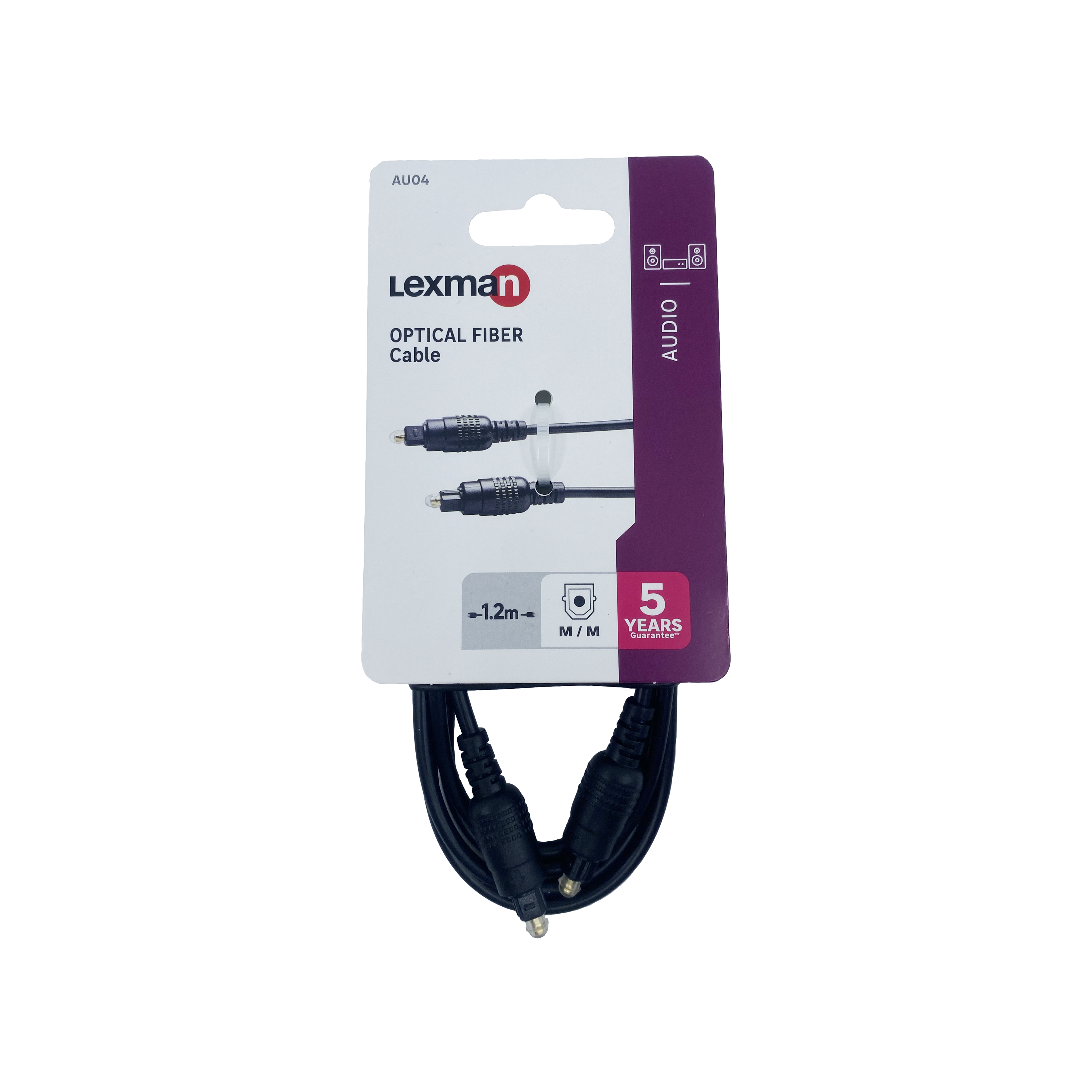 Przewód optyczny audio 1,2 m LEXMAN - 6
