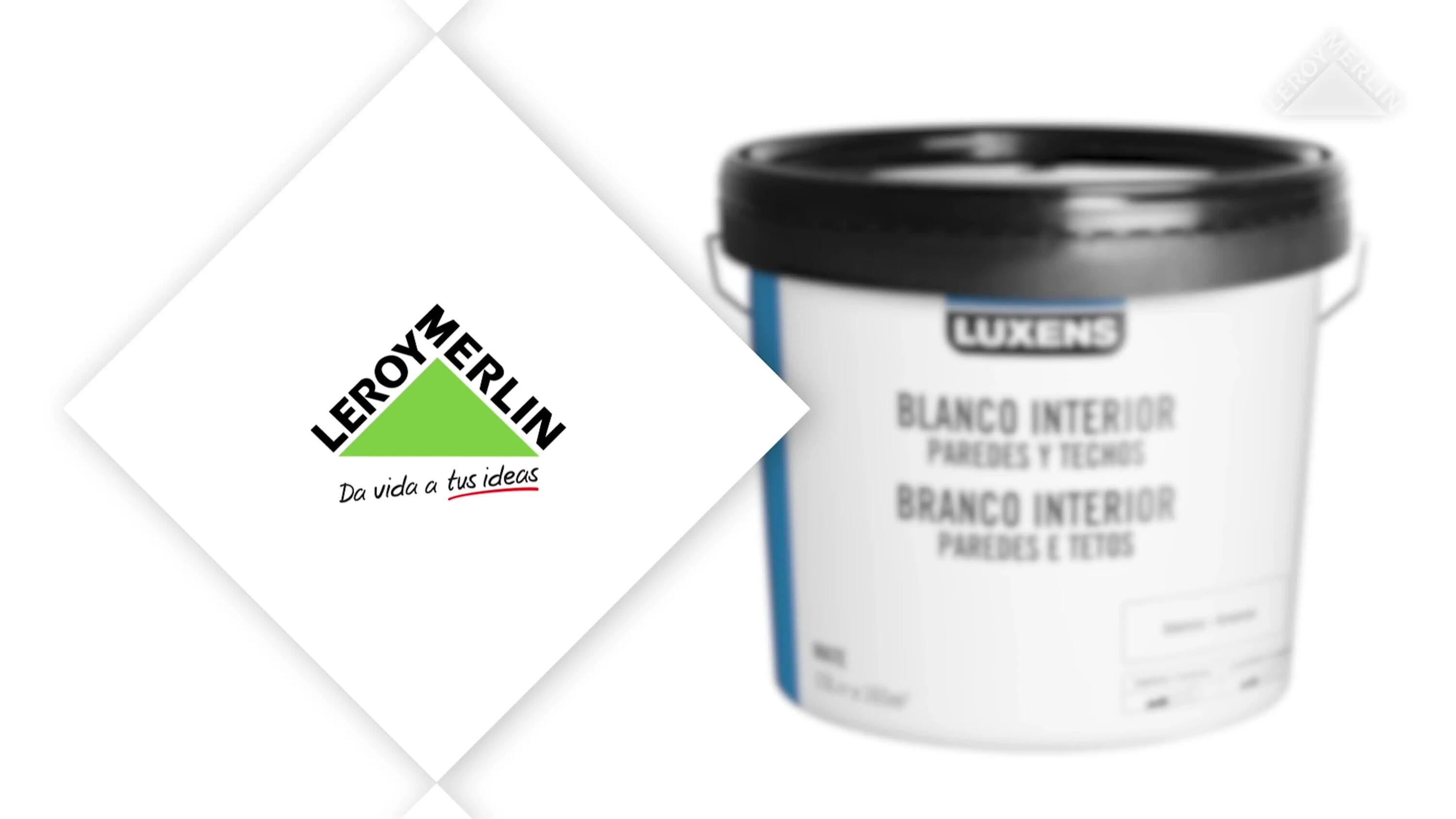 Pintura de interior Basic Blanco LUXENS color blanco mate 15L para paredes y techos - 4