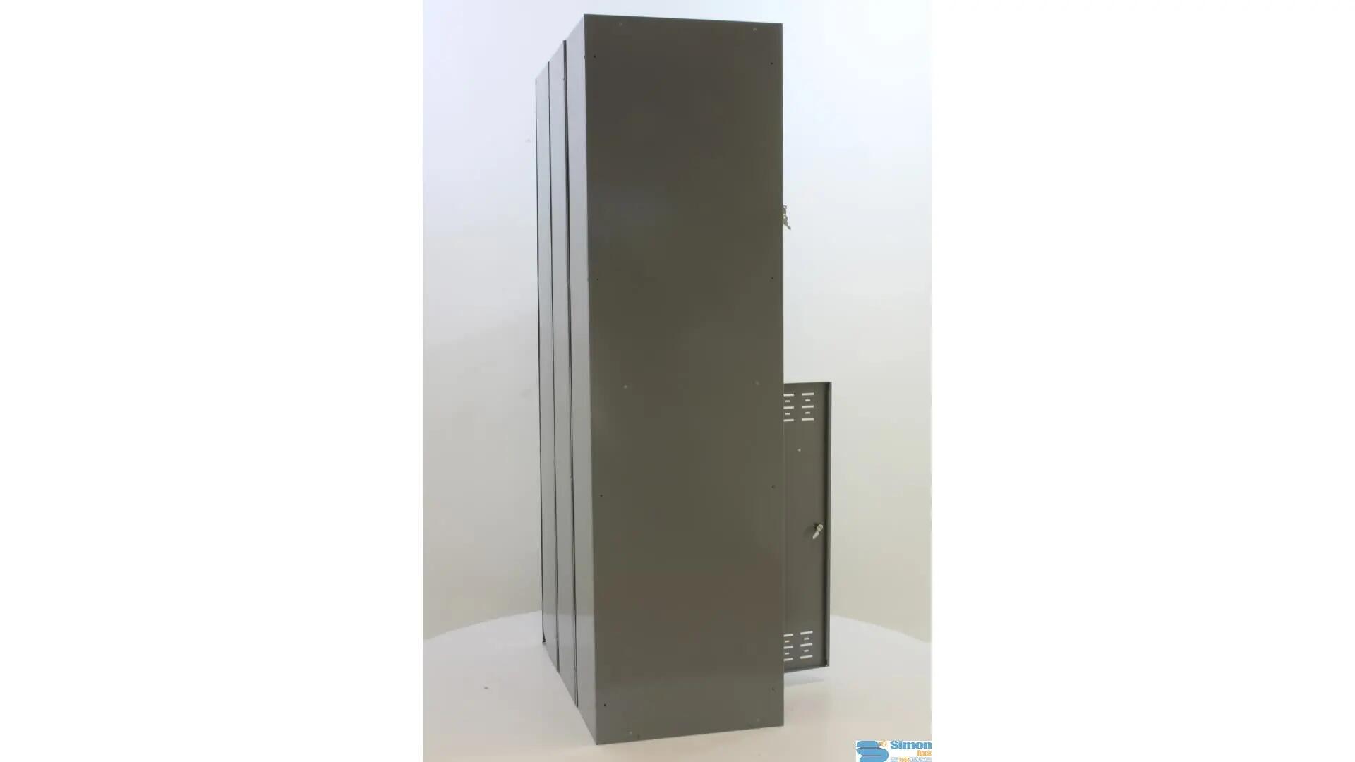 Cacífo aço com 6 portas 90 x 50 x 180 cm cinza Simonrack - 4