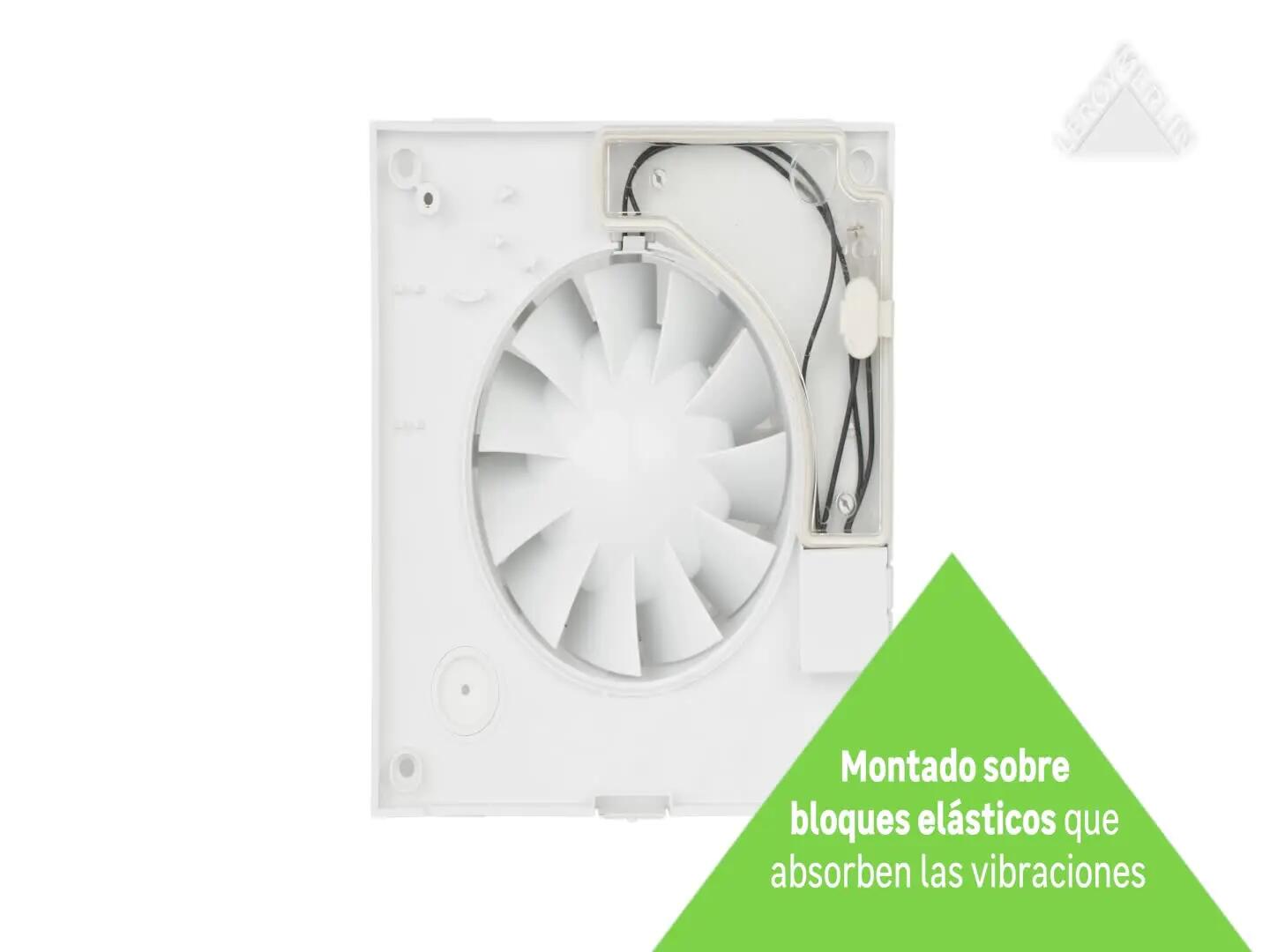 Extractor baño silent 100 cz S&P 8w - 95m3/h - conducto 100mm - 4