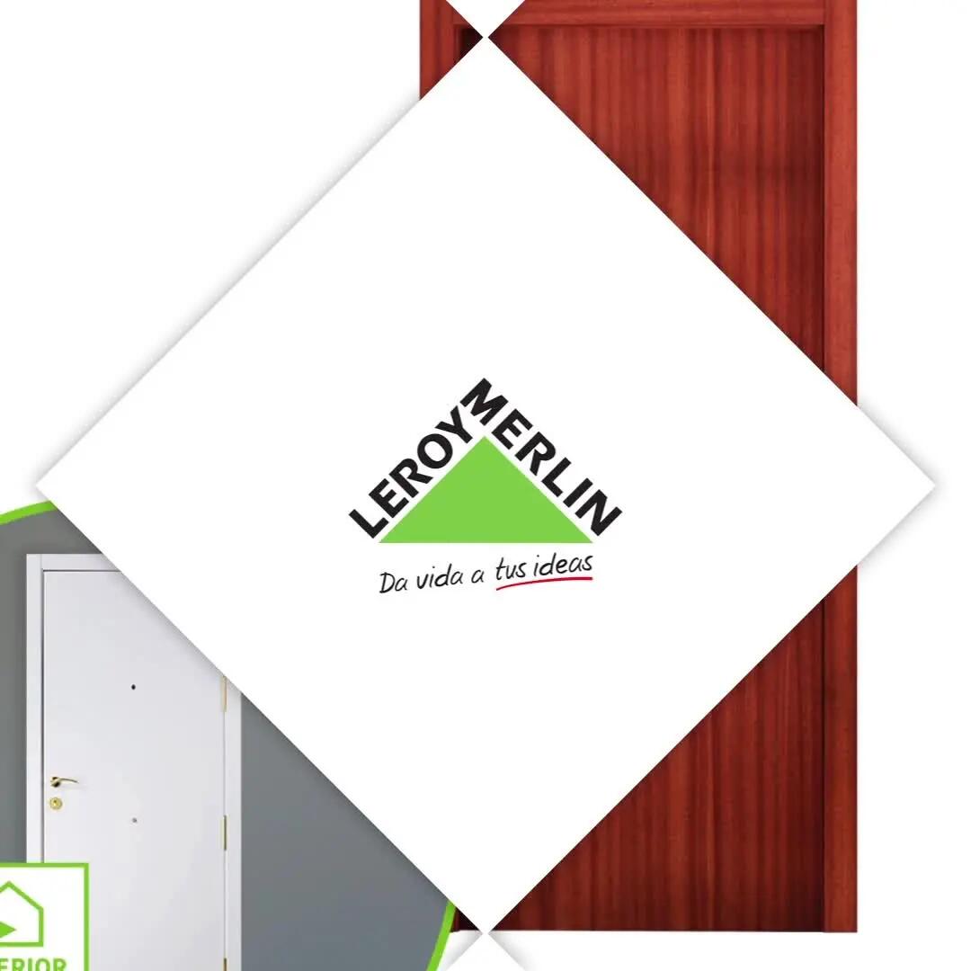 Puerta de entrada blindada serie 3P liso sapelly / interior liso  blanco apertura izquierda 205x86cm - 13