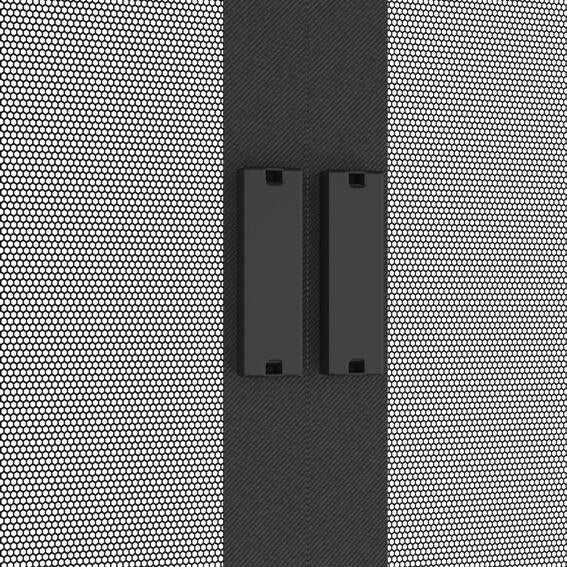 Moustiquaire H.220 x l.100cm rideau magnétique noir/pte fenêtre MOUSTIKIT OPTIMA - 4