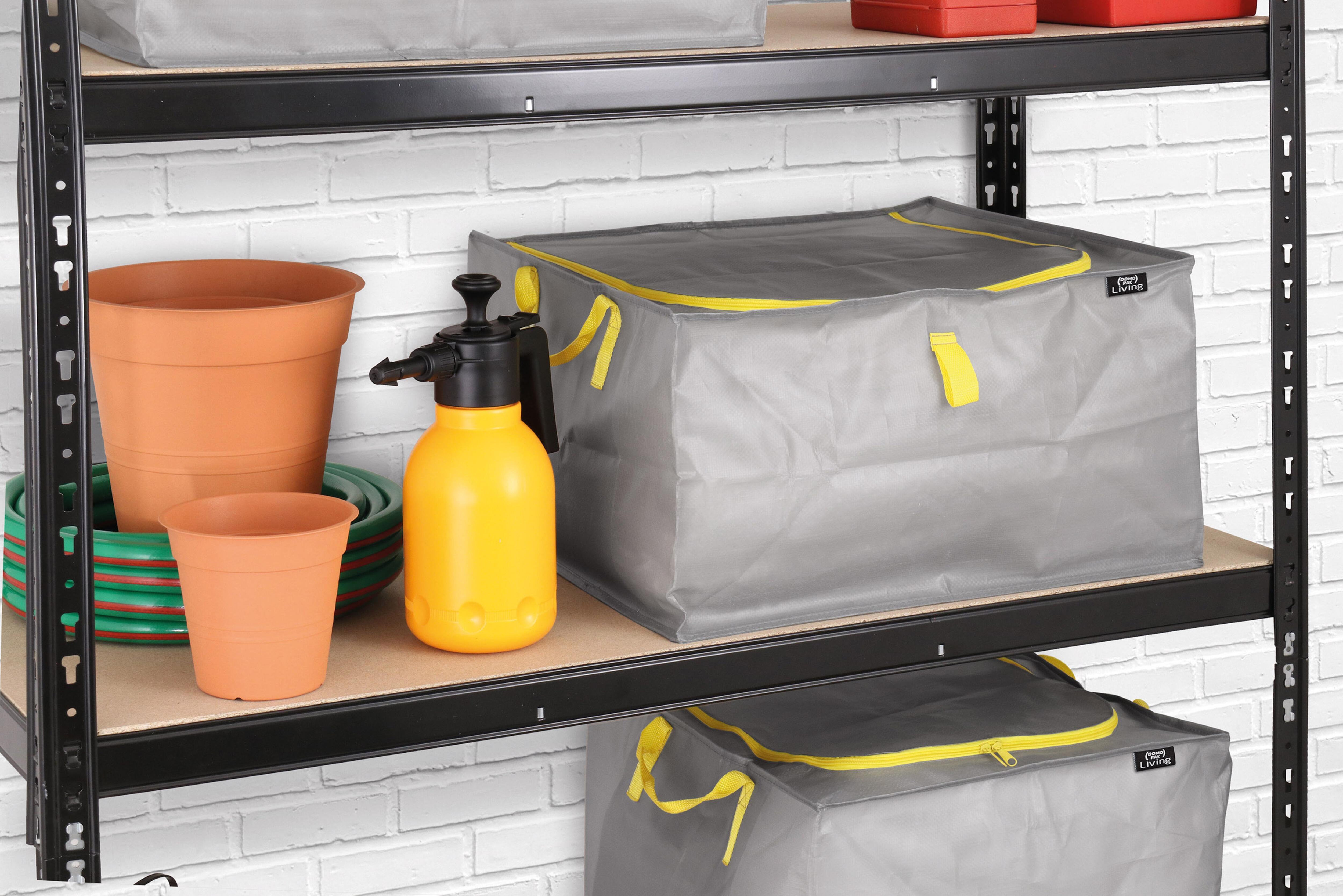 Caixa de Armazenamento Domopak Living Taurus 907412 Multiusos Cinzento 90 L 15 kg - 5