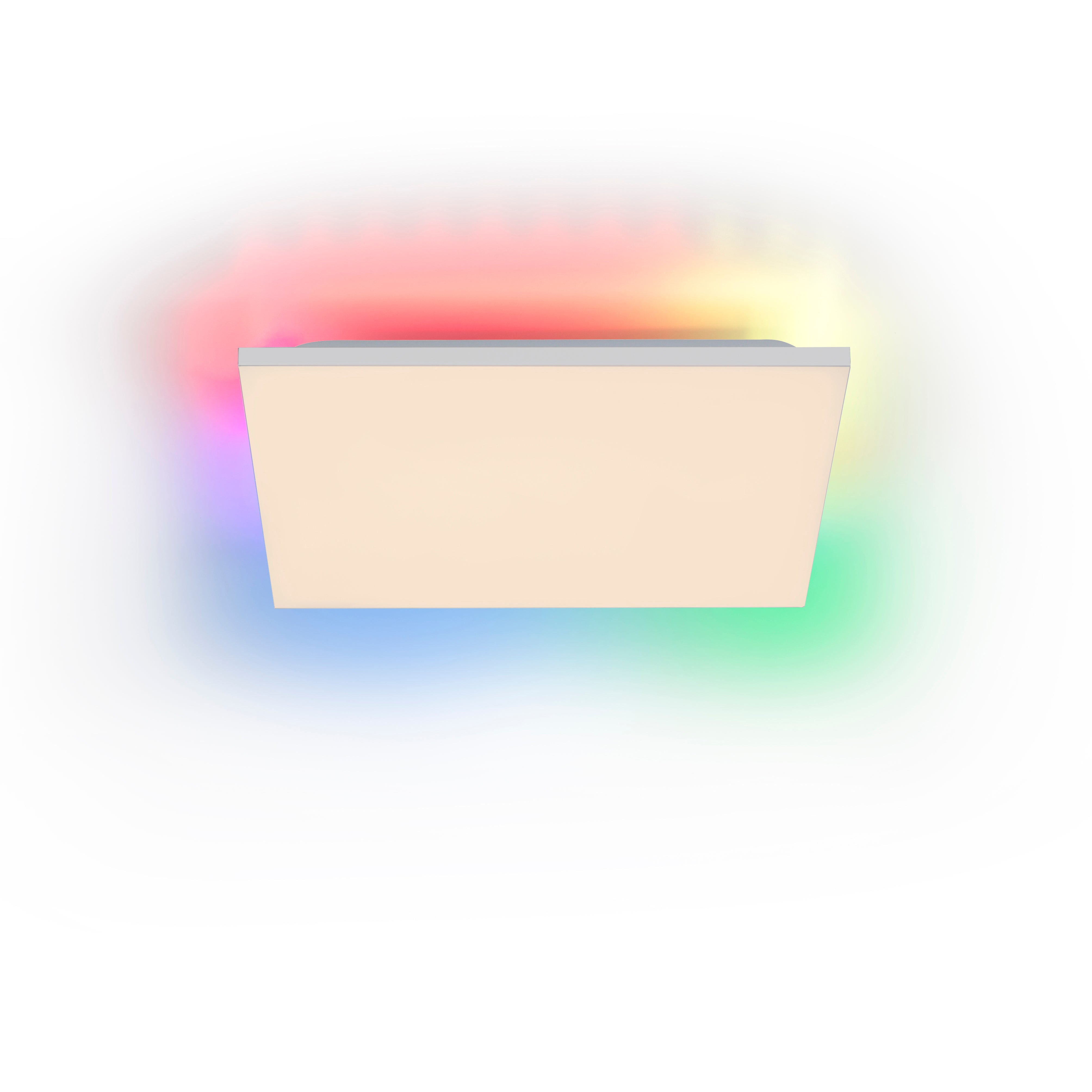 Plafón conrad led rgbw 19w con mando