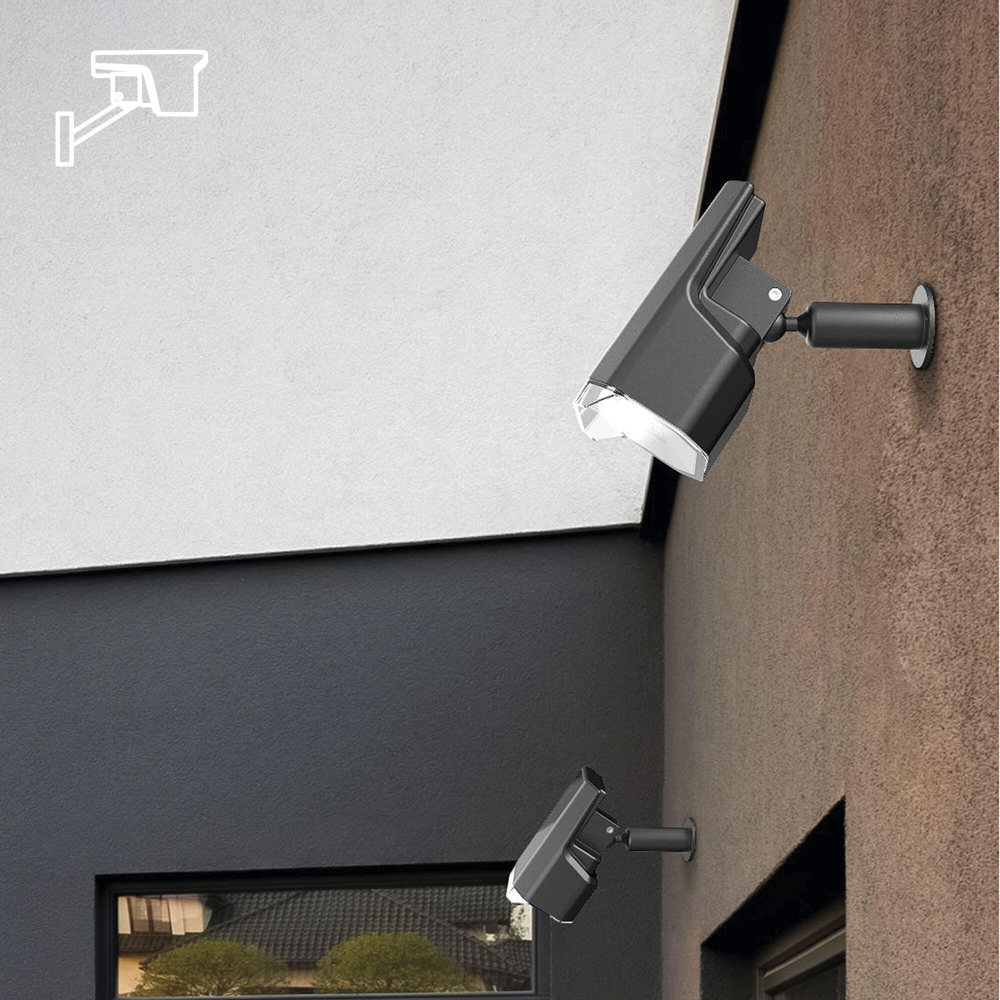 Foco solar ksix smart led rgb ip65 con wifi