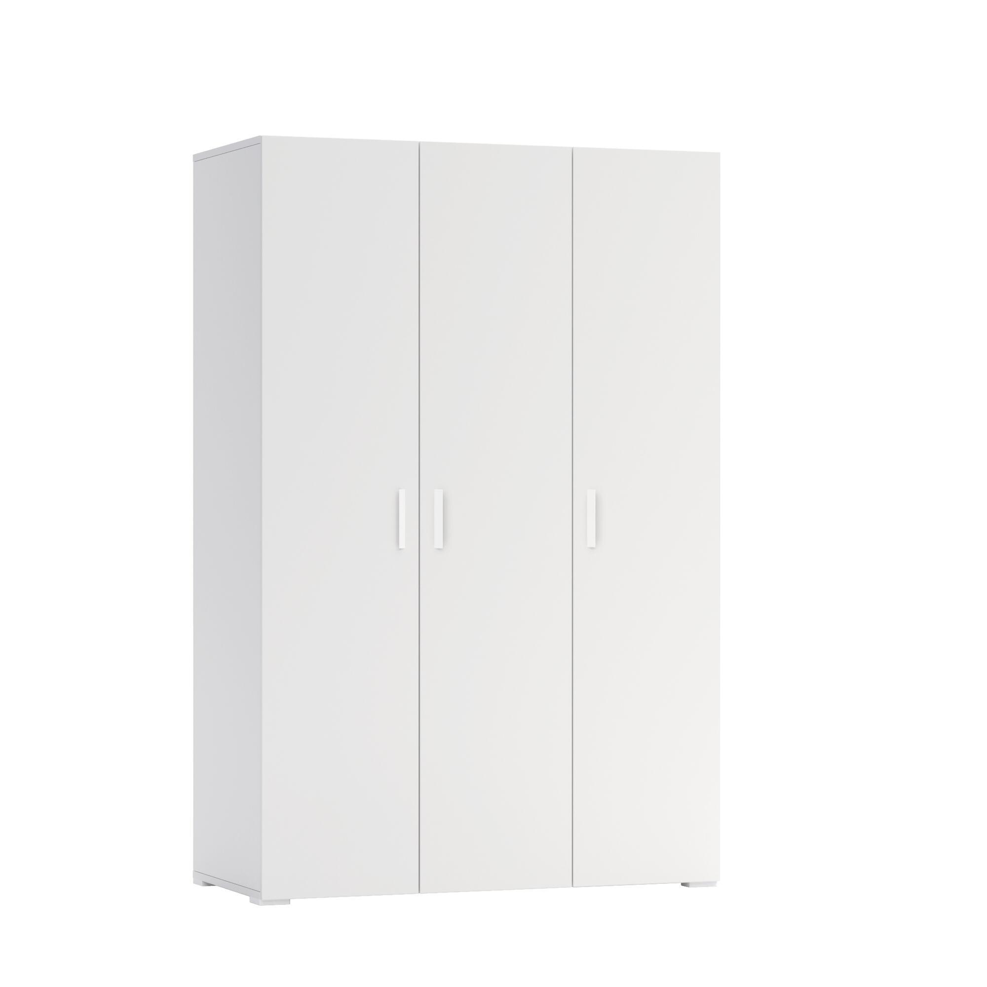 Armario ropero puerta abatible one one blanco 125x191x53 cm