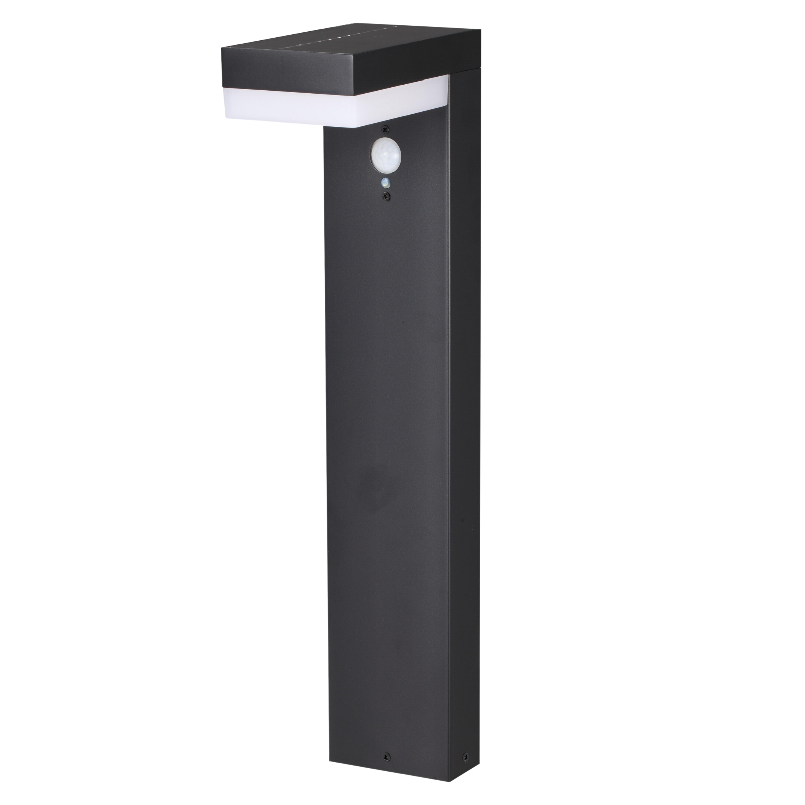 Borne avec détecteur solaire Venus 600 Lumen noir LUMIHOME - 2