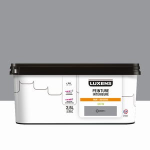 Peinture mur, boiserie granit 3 satin LUXENS Intérieure 2.5L Leroy Merlin Les bons plans des petits projets avant l'été