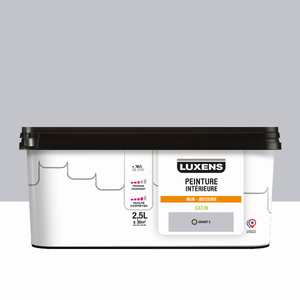 Peinture mur, boiserie granit 5 satin LUXENS Intérieure 2.5L Leroy Merlin Les bons plans des petits projets avant l'été