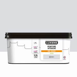 Peinture mur, boiserie granit 6 satin LUXENS Intérieure 2.5L Leroy Merlin Les bons plans des petits projets avant l'été