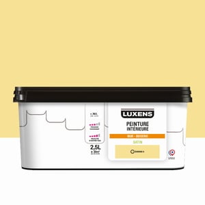 Peinture mur, boiserie banana 6 satin LUXENS Intérieure 2.5L Leroy Merlin Les bons plans des petits projets avant l'été