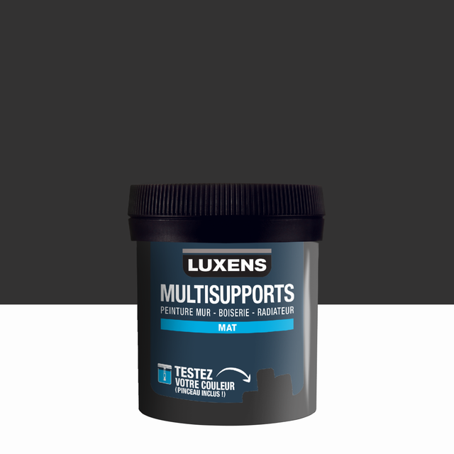 Testeur peinture mur, boiserie, radiateur noir mat LUXENS , 0.05L