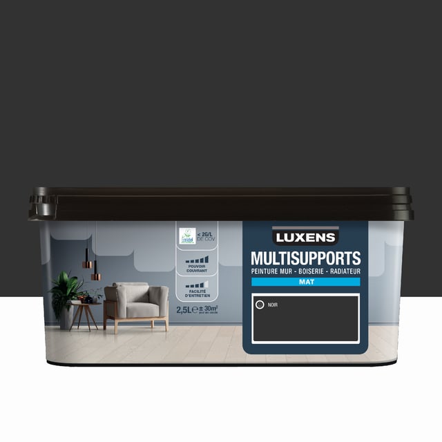 Peinture noir mat Leroy Merlin