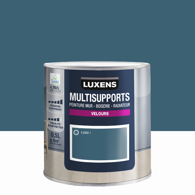 Peinture mur, boiserie, radiateur fjord 1 velours LUXENS , 0.5L