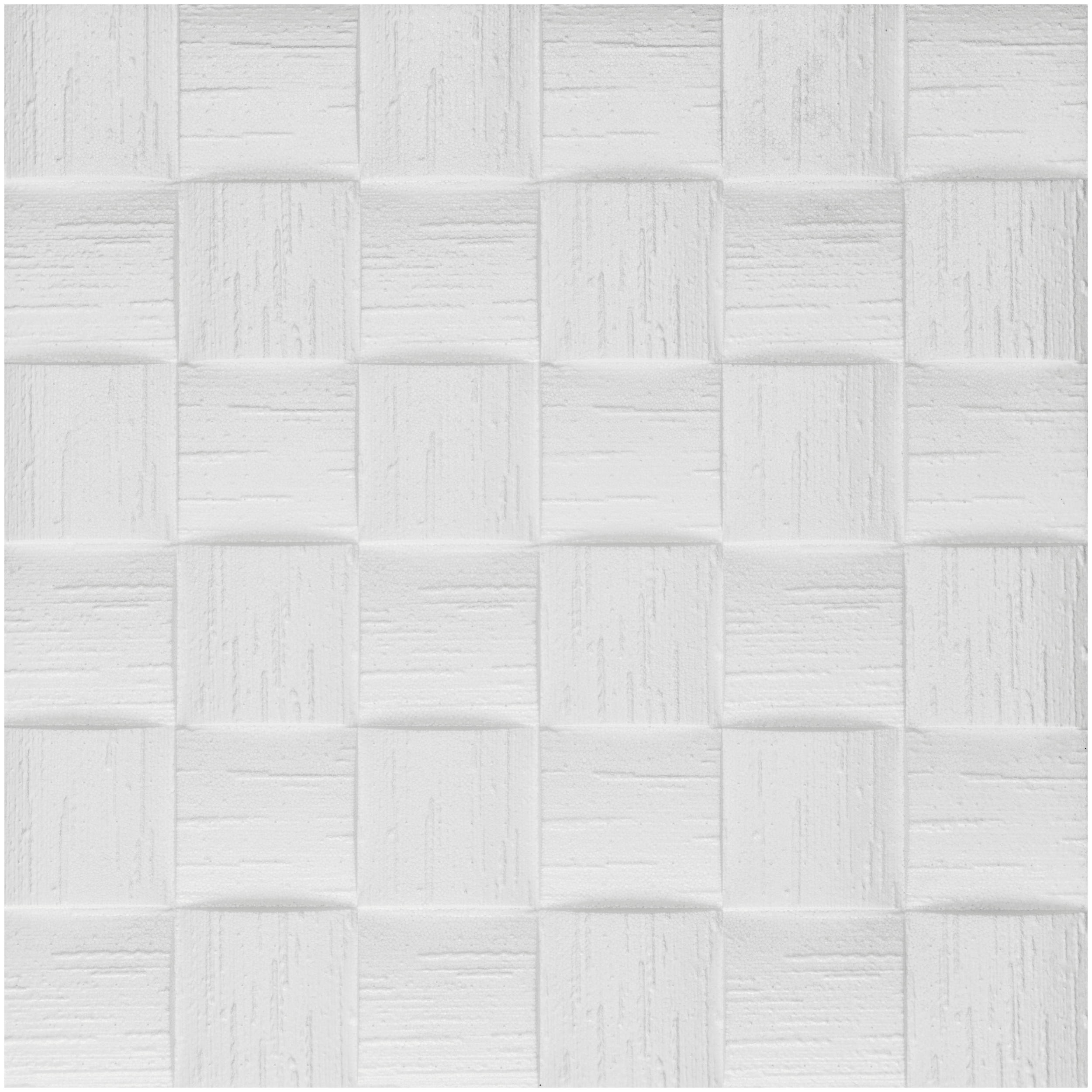 Panel dekoracyjny Mexico biały 50 x 50 cm polistyren 4 szt. DMS