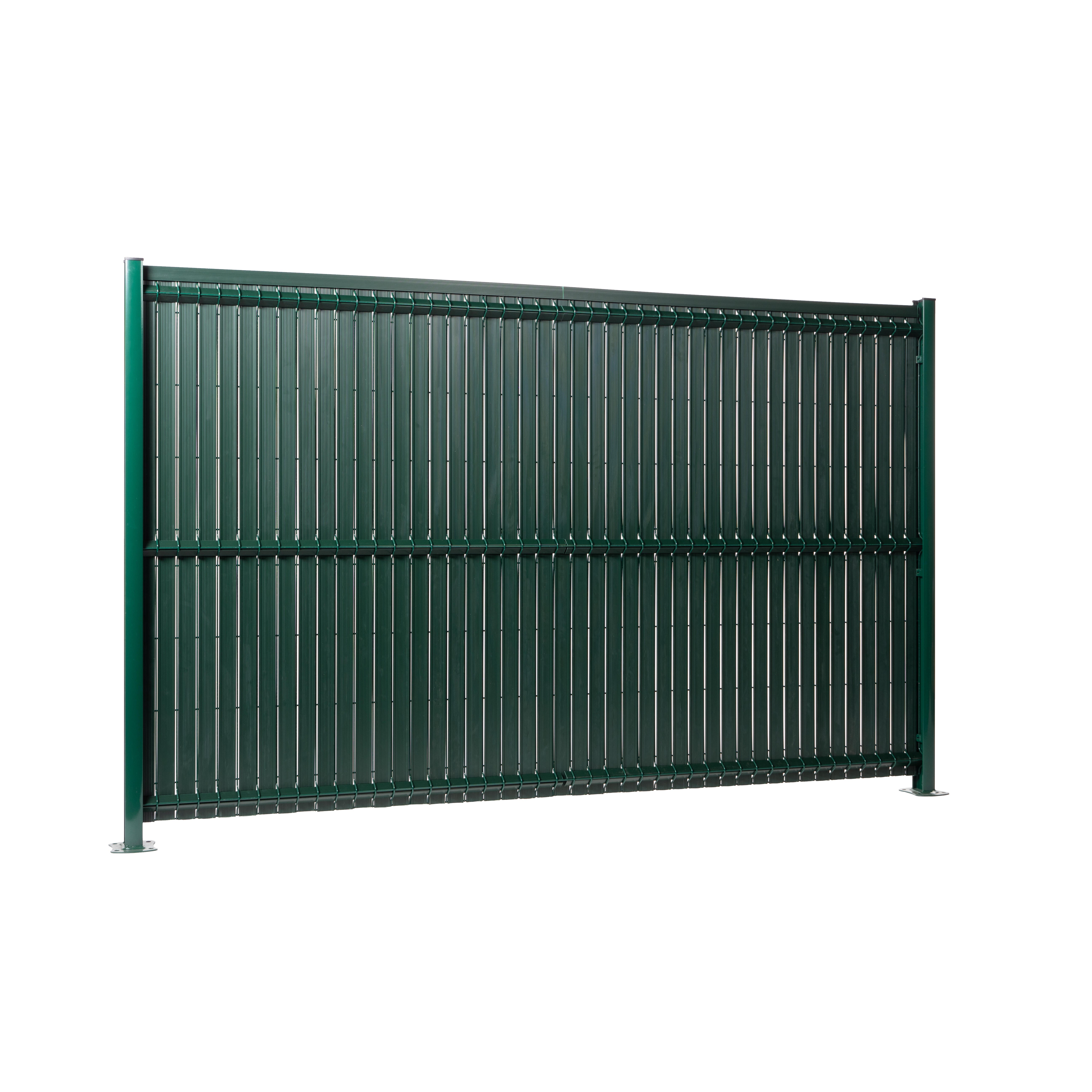 Kit de lamas de ocultación de pvc gardenode verde de 1,53 x 2,5 m