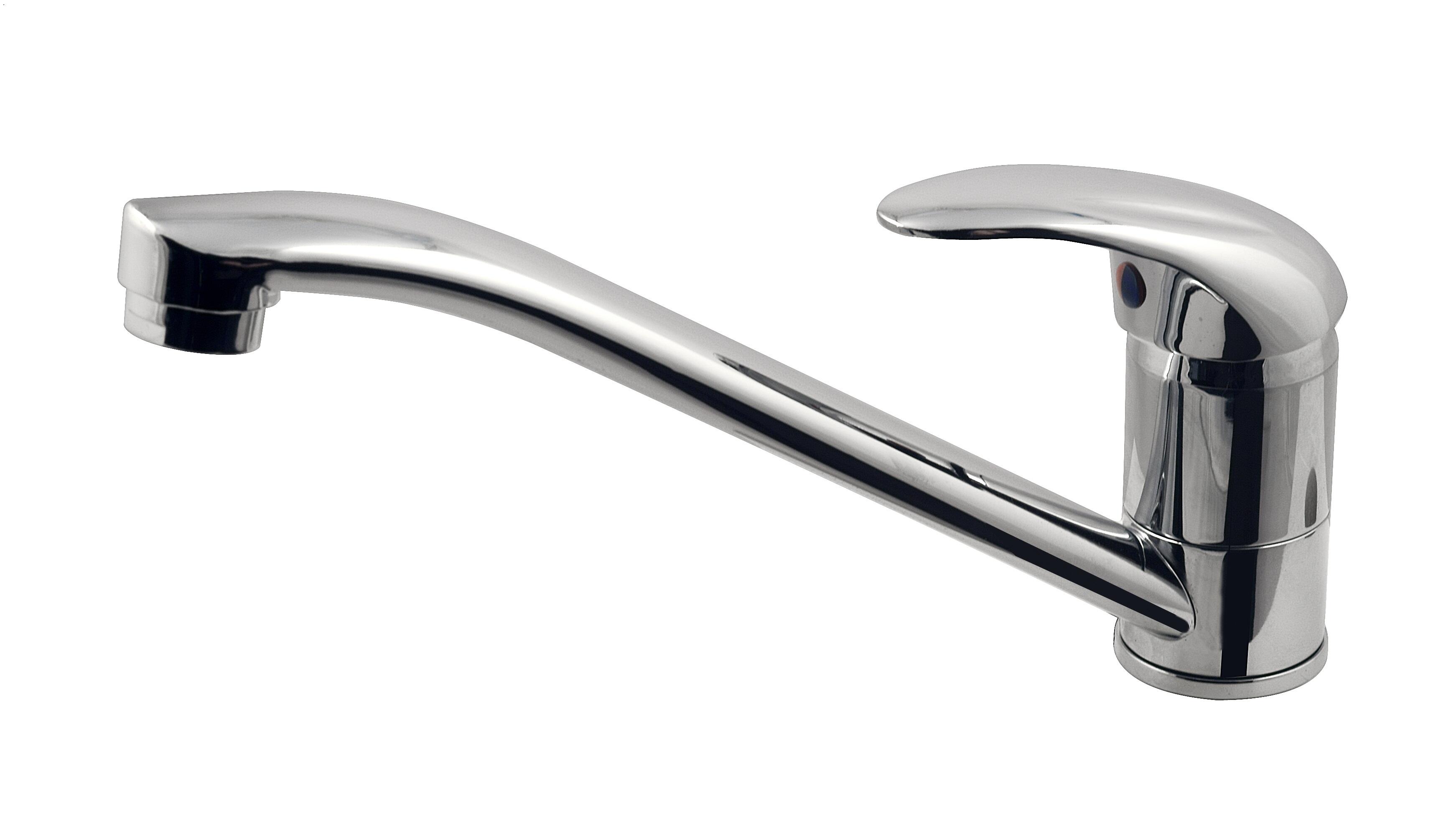 Cucina montata Dora bianco e grigio chiaro, lavello a sinistra, L 195 cm, completa di: cappa a camino, piano cottura a gas e forno - 7