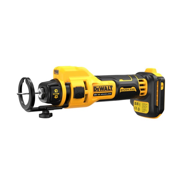 Sierra corte panel yeso DEWALT Brushless 18 V - Sin batería ni cargador - DCE555N-XJ