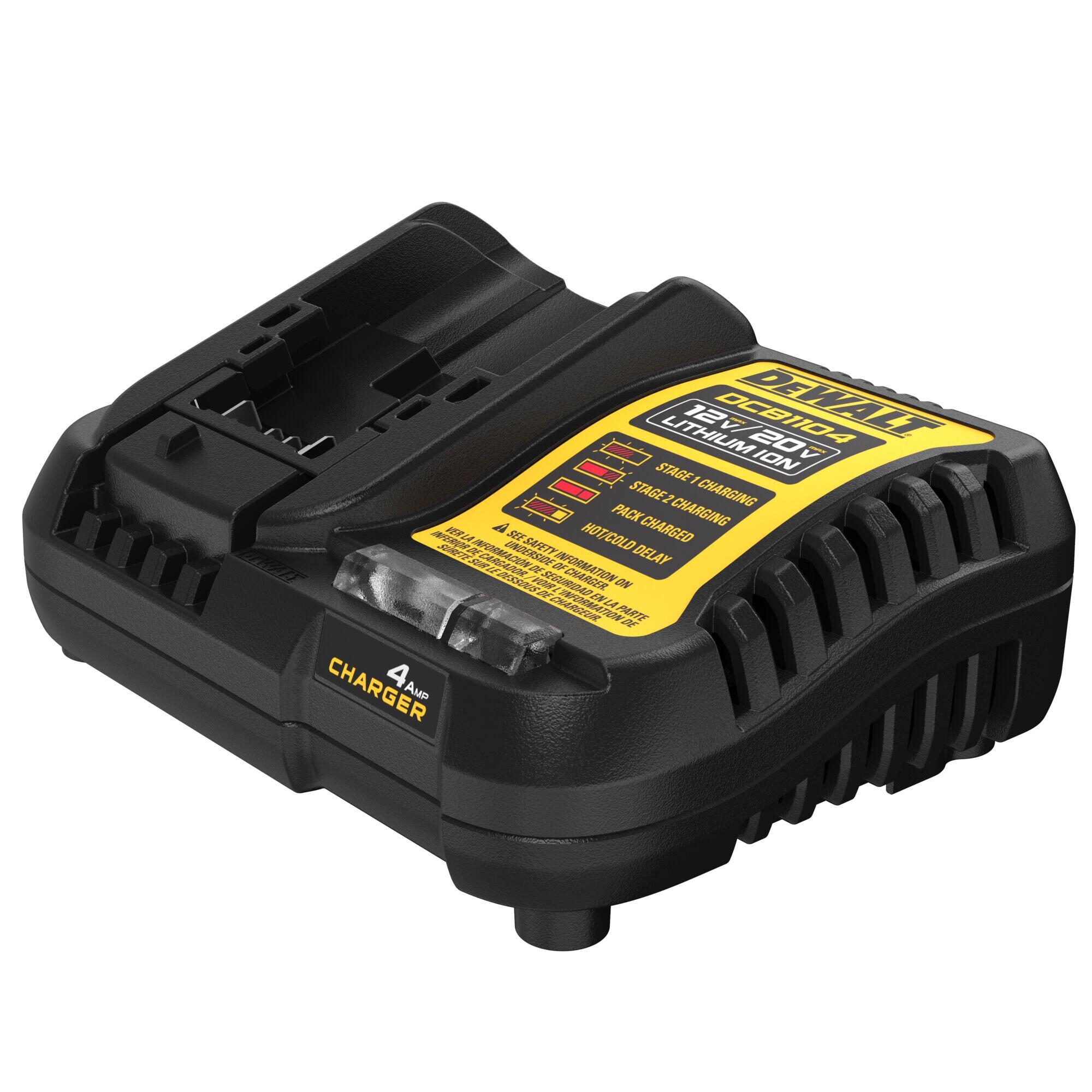 Carregador bateria XR 12V-18V DEWALT Li-Ion 4A DCB1104 - 4