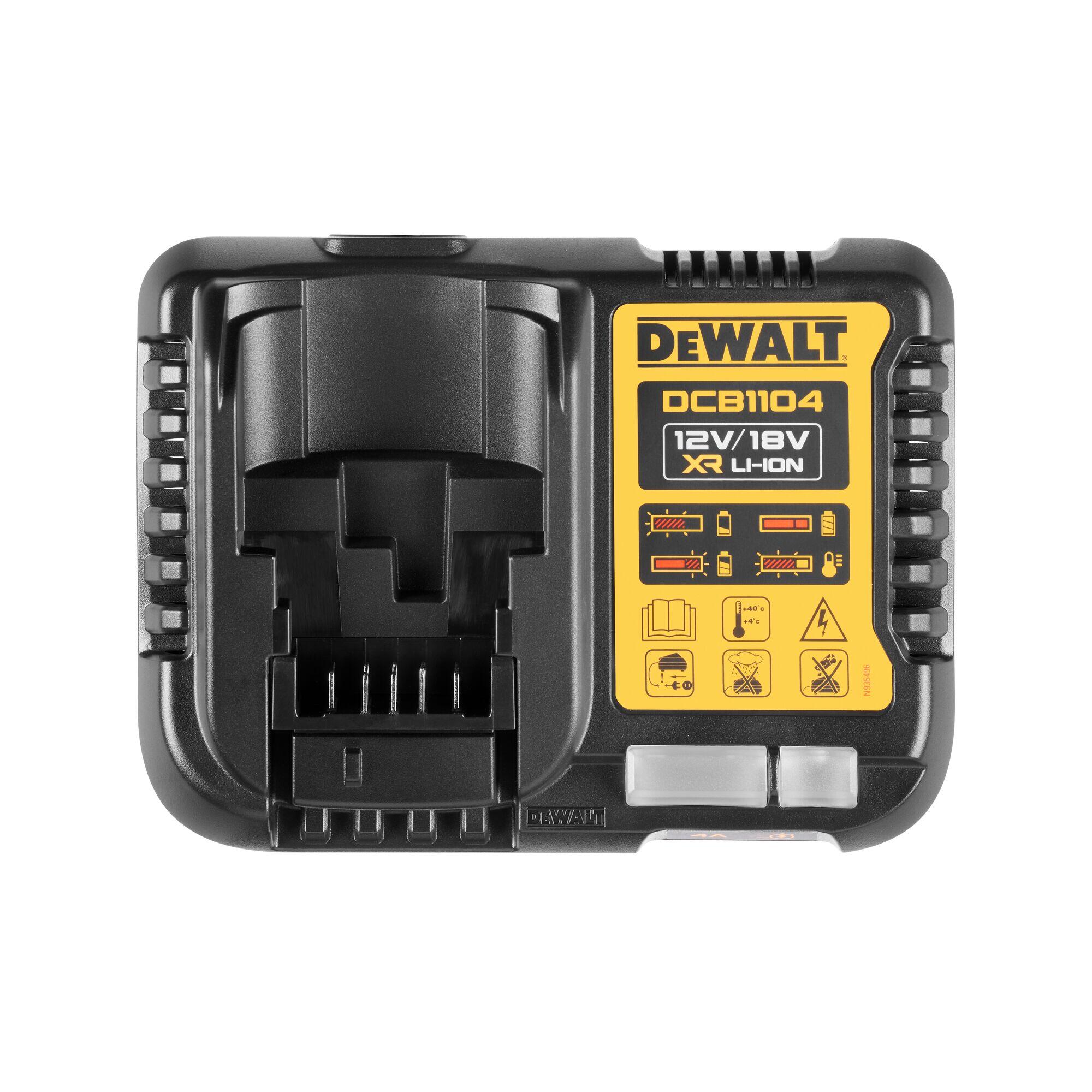 Carregador bateria XR 12V-18V DEWALT Li-Ion 4A DCB1104 - 5