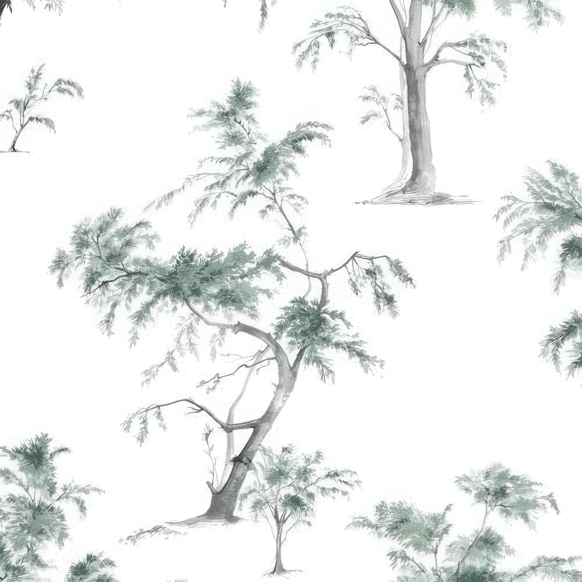 Tela al corte tapicería lino boston verde ancho 280 cm