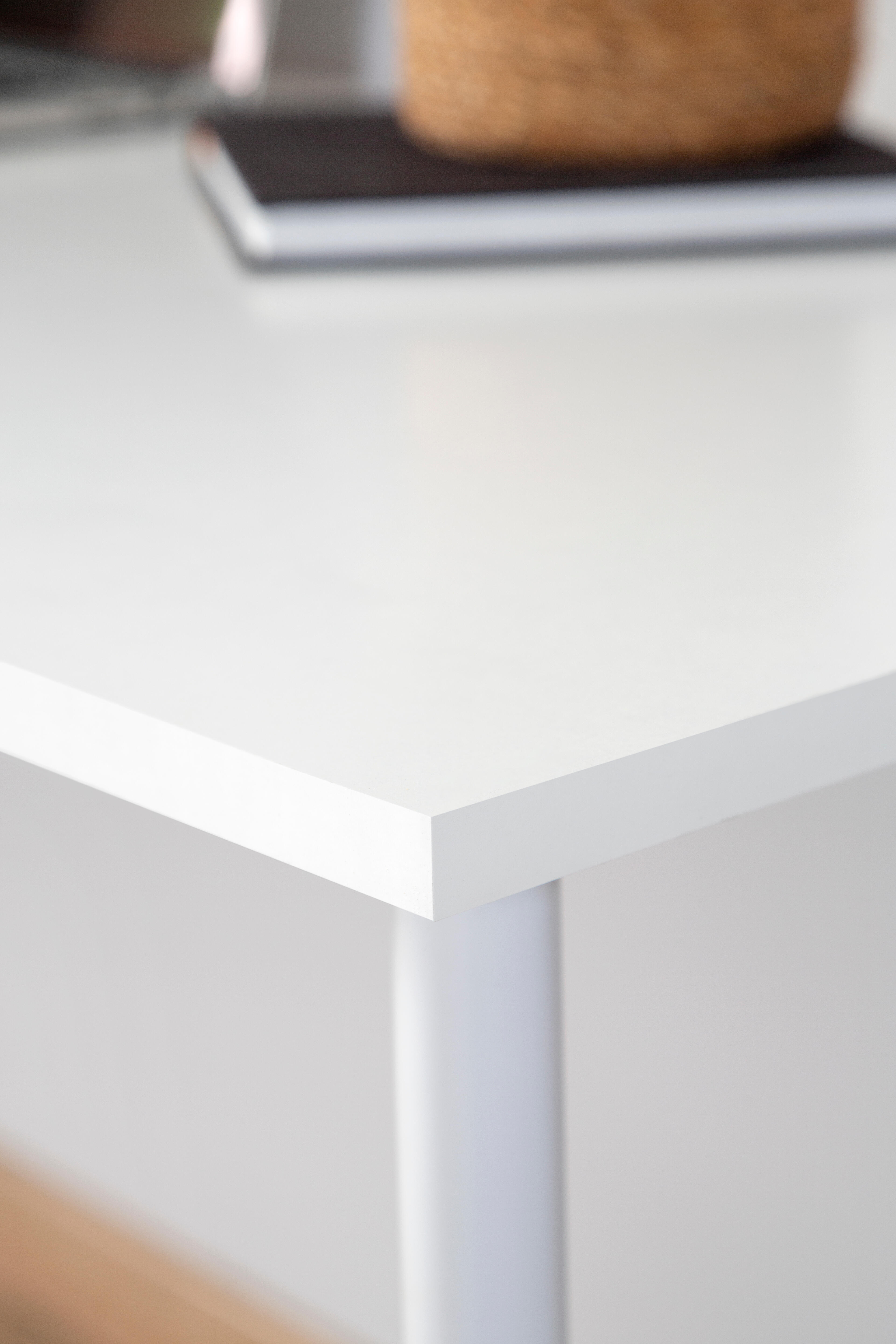 Tablero aglomerado en PVC blanco de 2 cantos 60x200x1,6 cm (anchoxaltoxgrosor) - 5