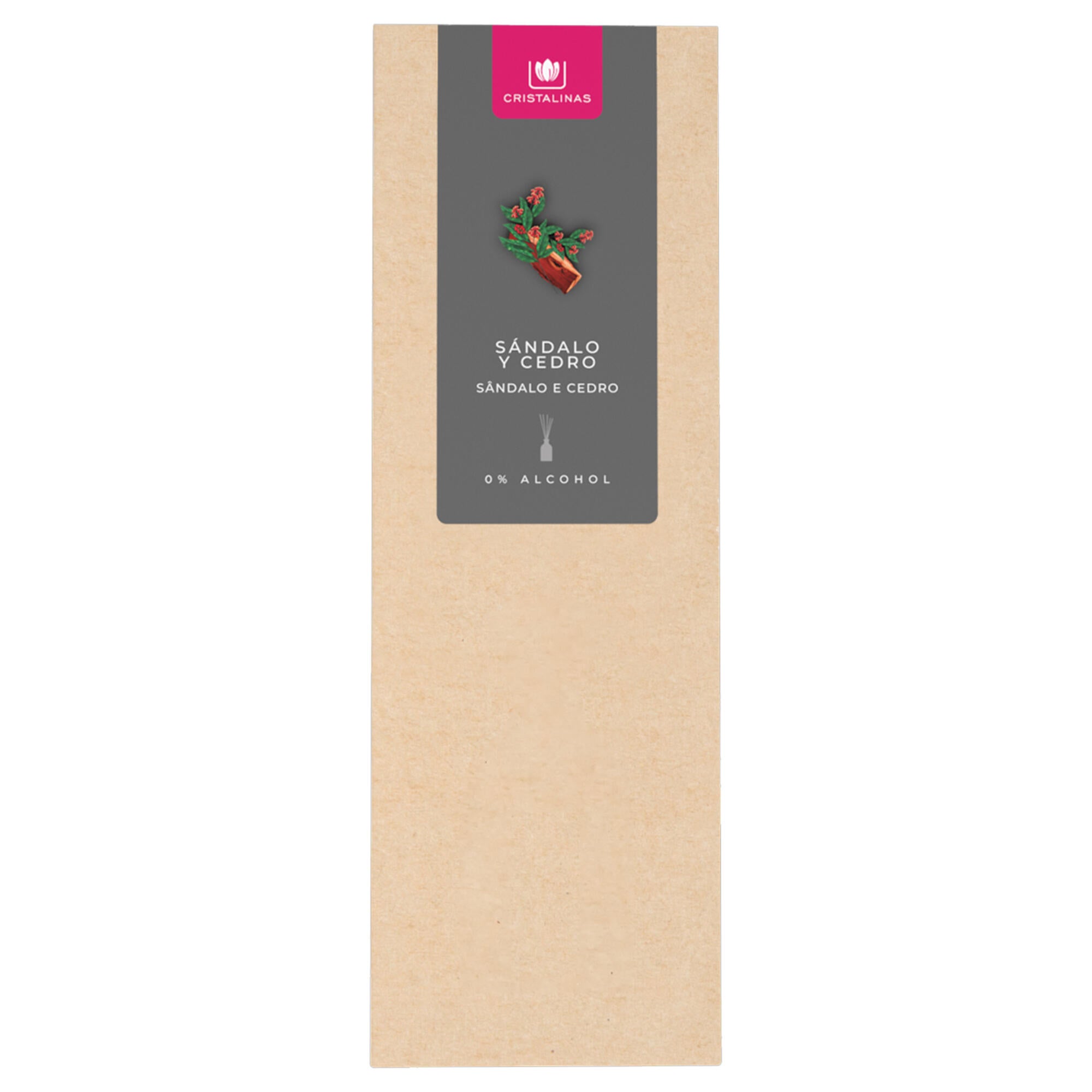 Ambientador mikado CRISTALINAS cedro/sândalo 90ml - 2