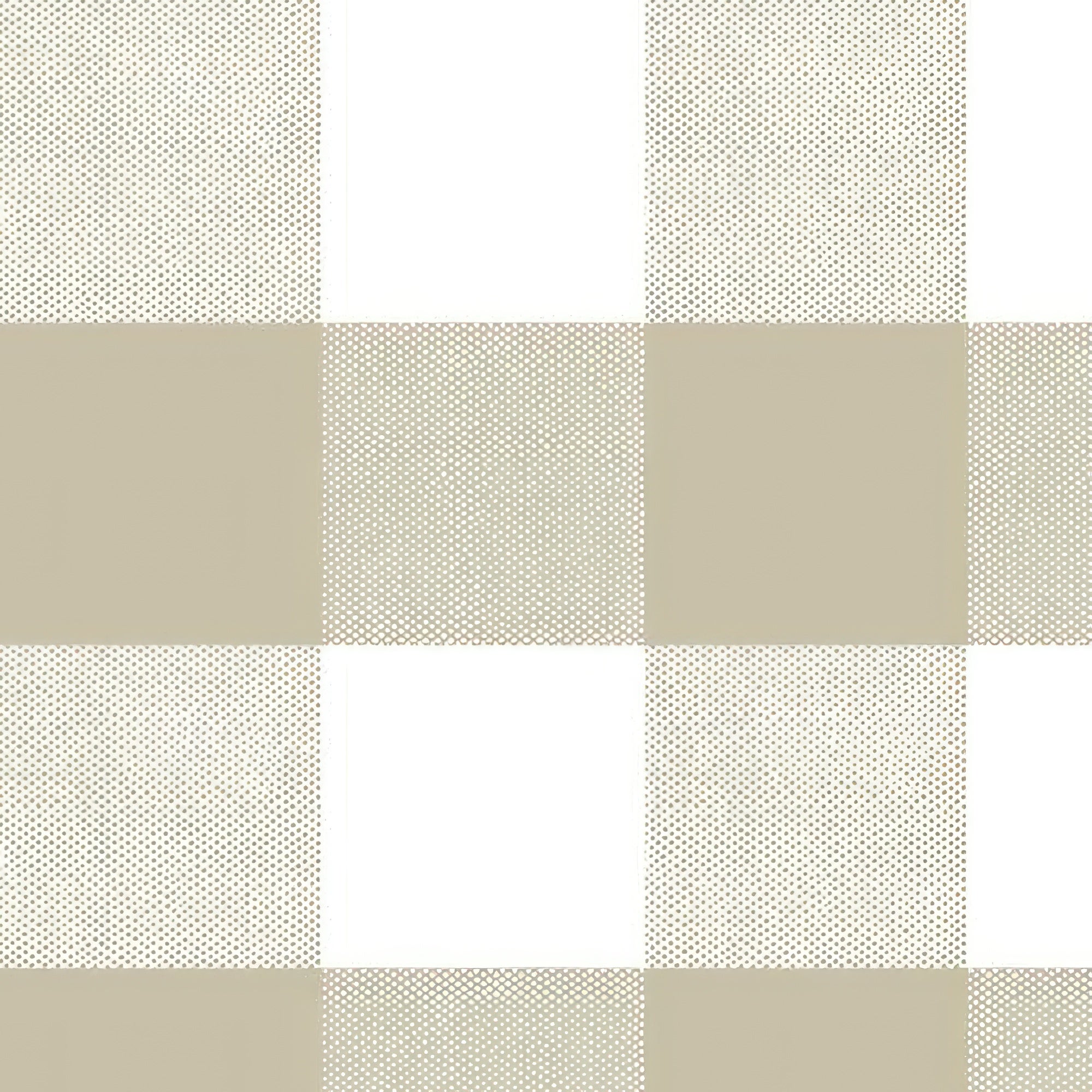 Visillo al corte lino check camel ancho 300 cm
