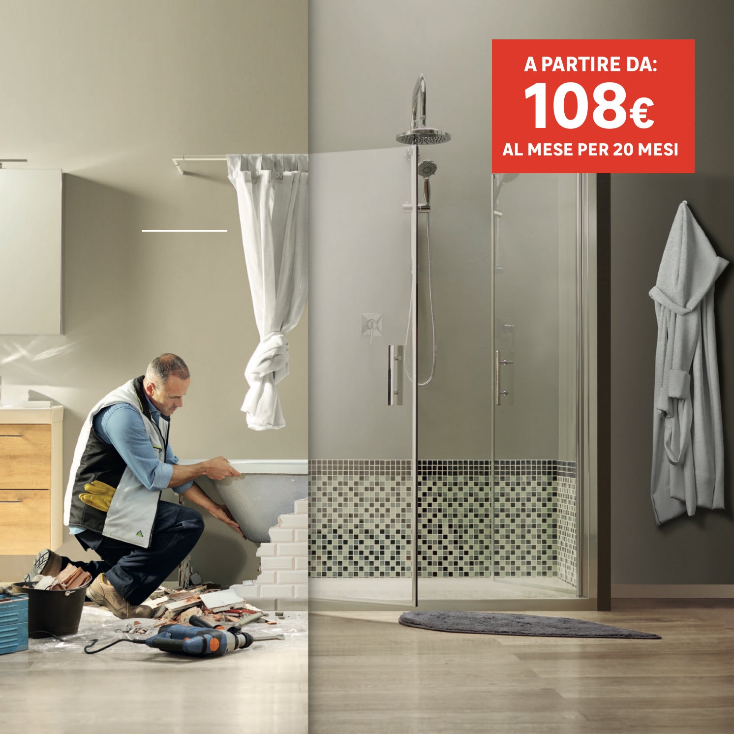 trasforma la tua vasca in doccia - 1