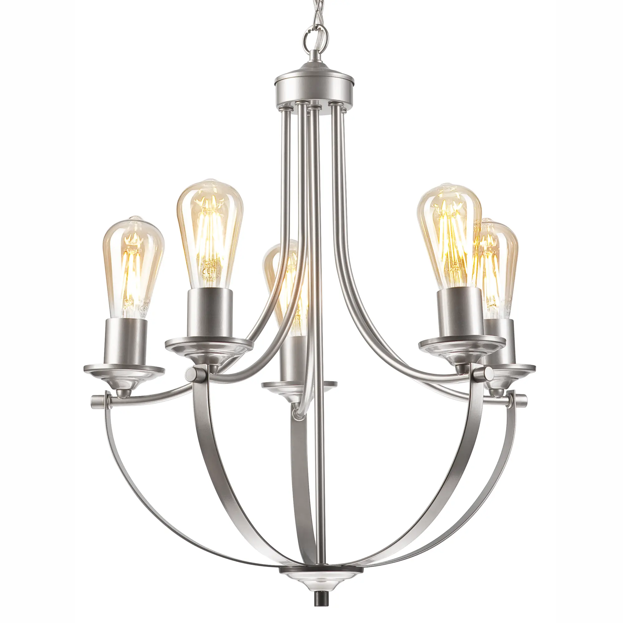 Lampa wisząca Gina satyna 5 x E27 Lamkur - 6