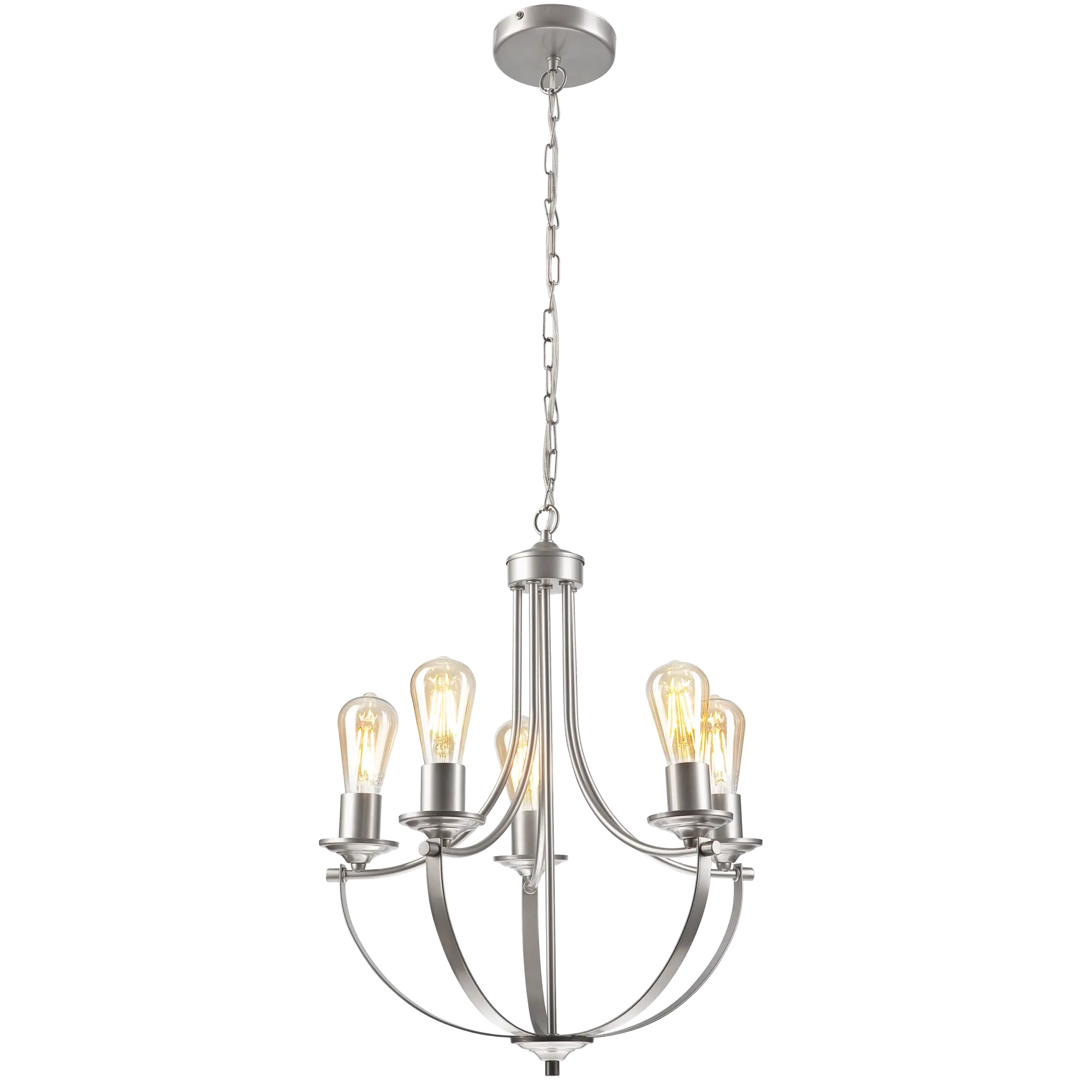 Lampa wisząca Gina satyna 5 x E27 Lamkur - 4