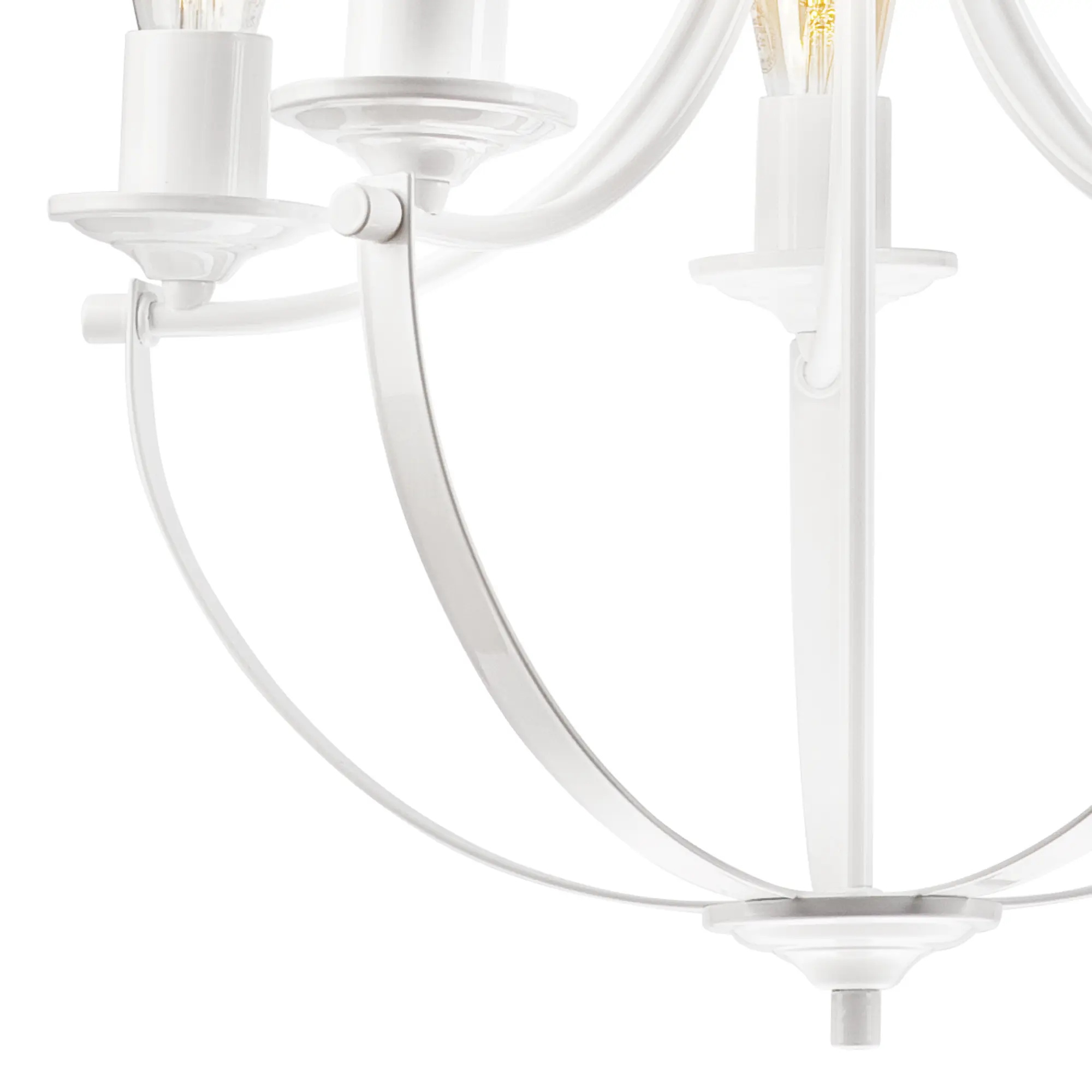 Lampa wisząca Gina biała 5 x E27 Lamkur - 7