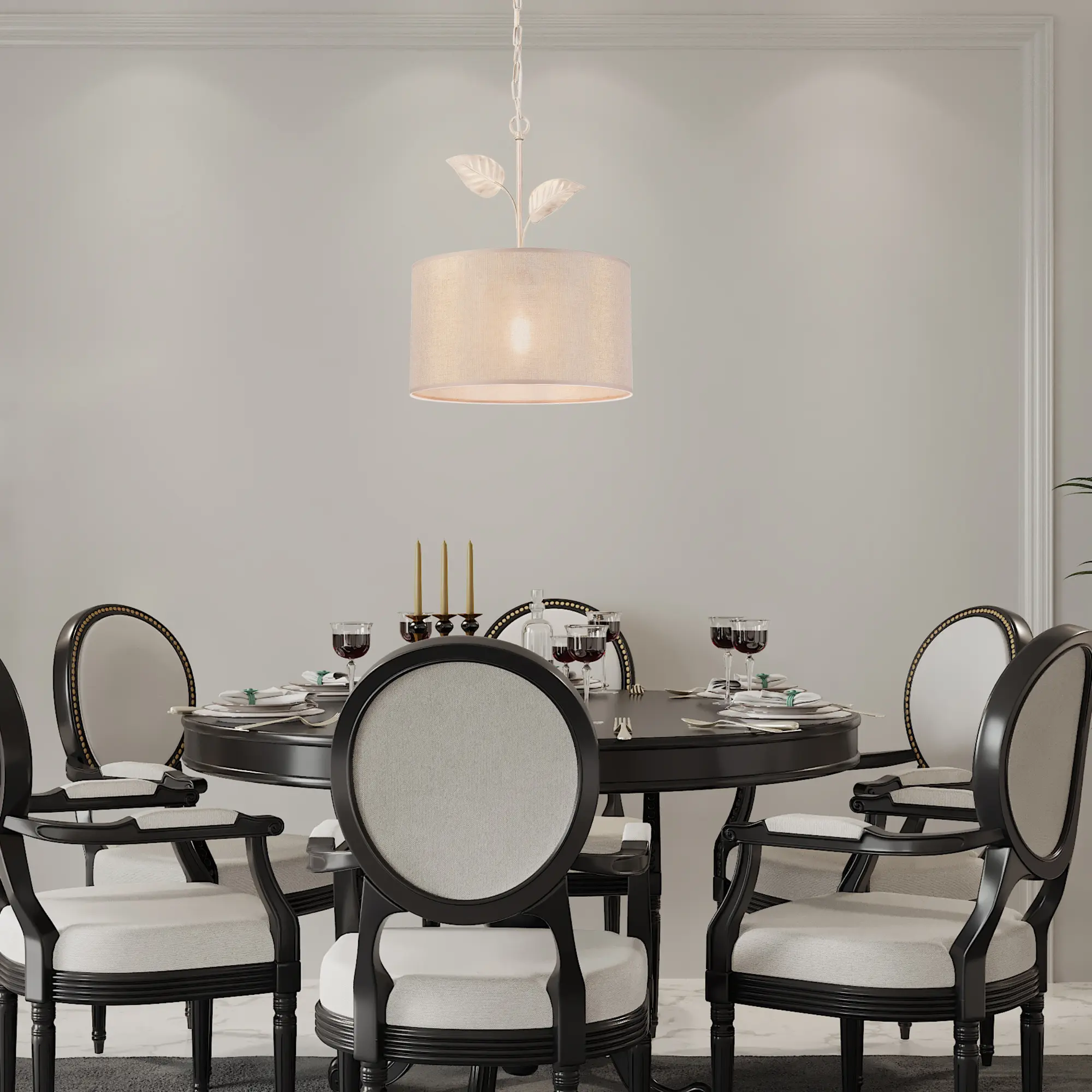 Lampa wisząca Noemi złota E27 Lamkur - 3