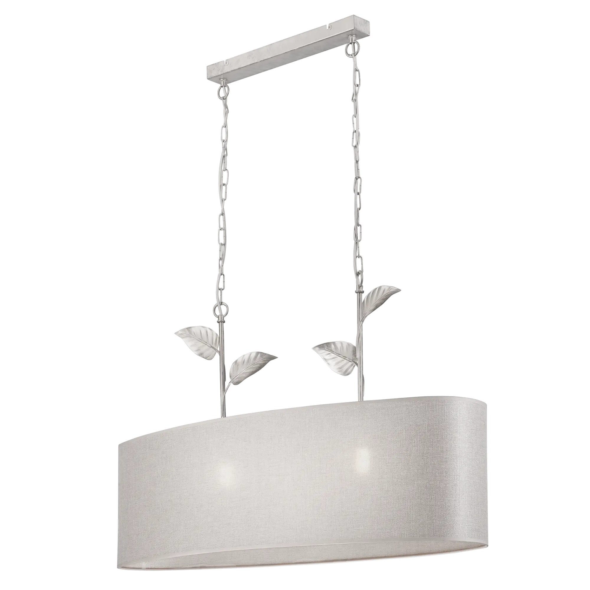 Lampa wisząca Noemi srebrna 2 x E27 Lamkur - 5
