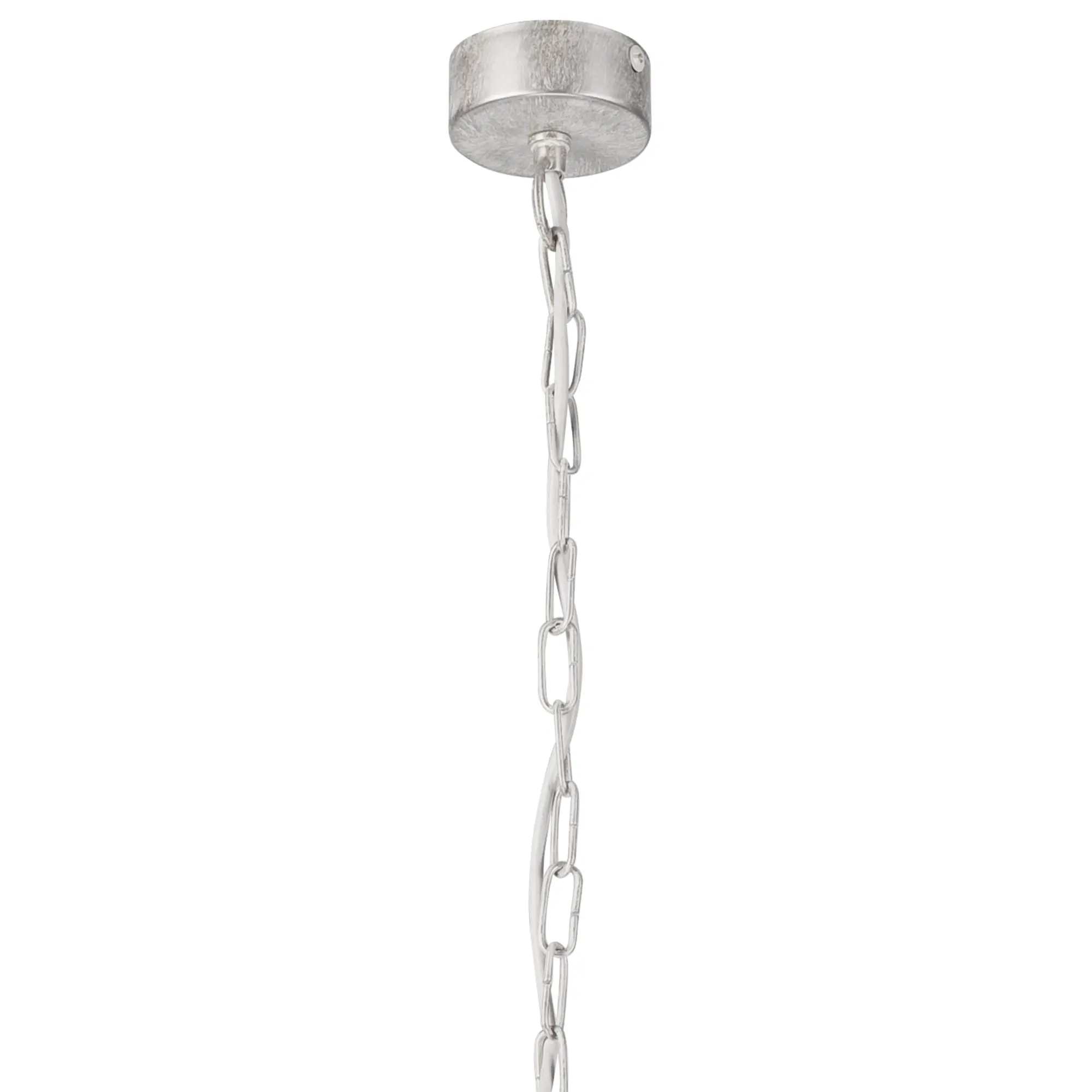Lampa wisząca Noemi srebrna E27 Lamkur - 7