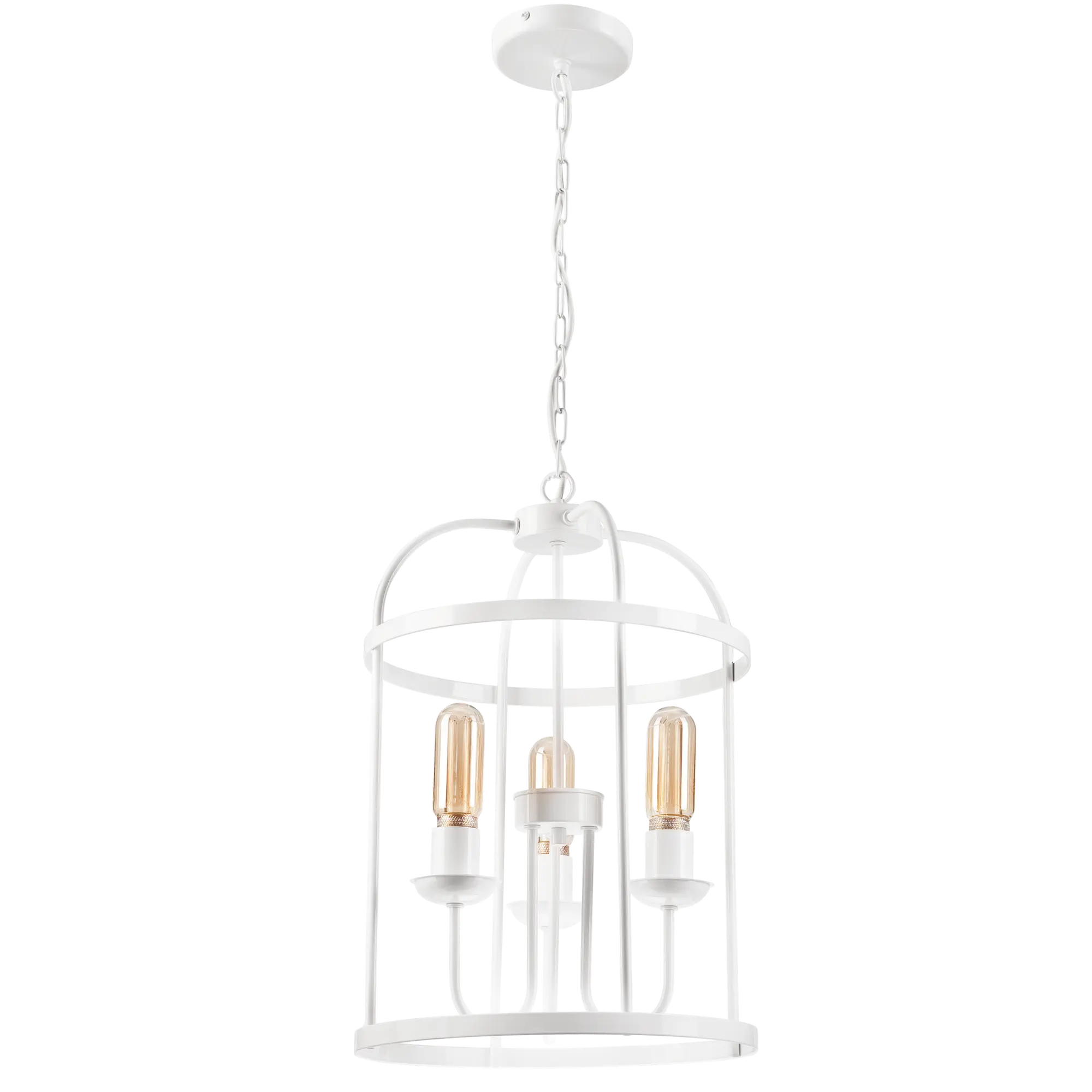 Lampa wisząca Constantine biała 3 x E27 Lamkur